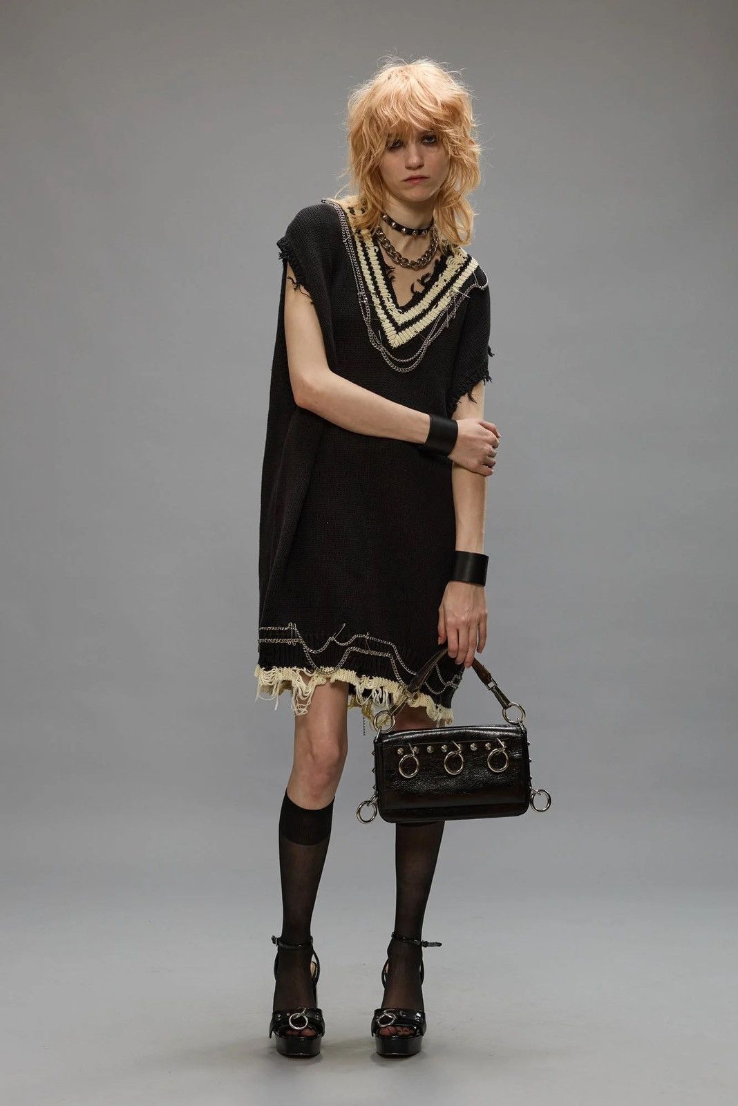R13 Oversized Chain Embellished Dress Size large Size L / US 10 / IT 46 - 10 Thumbnail
