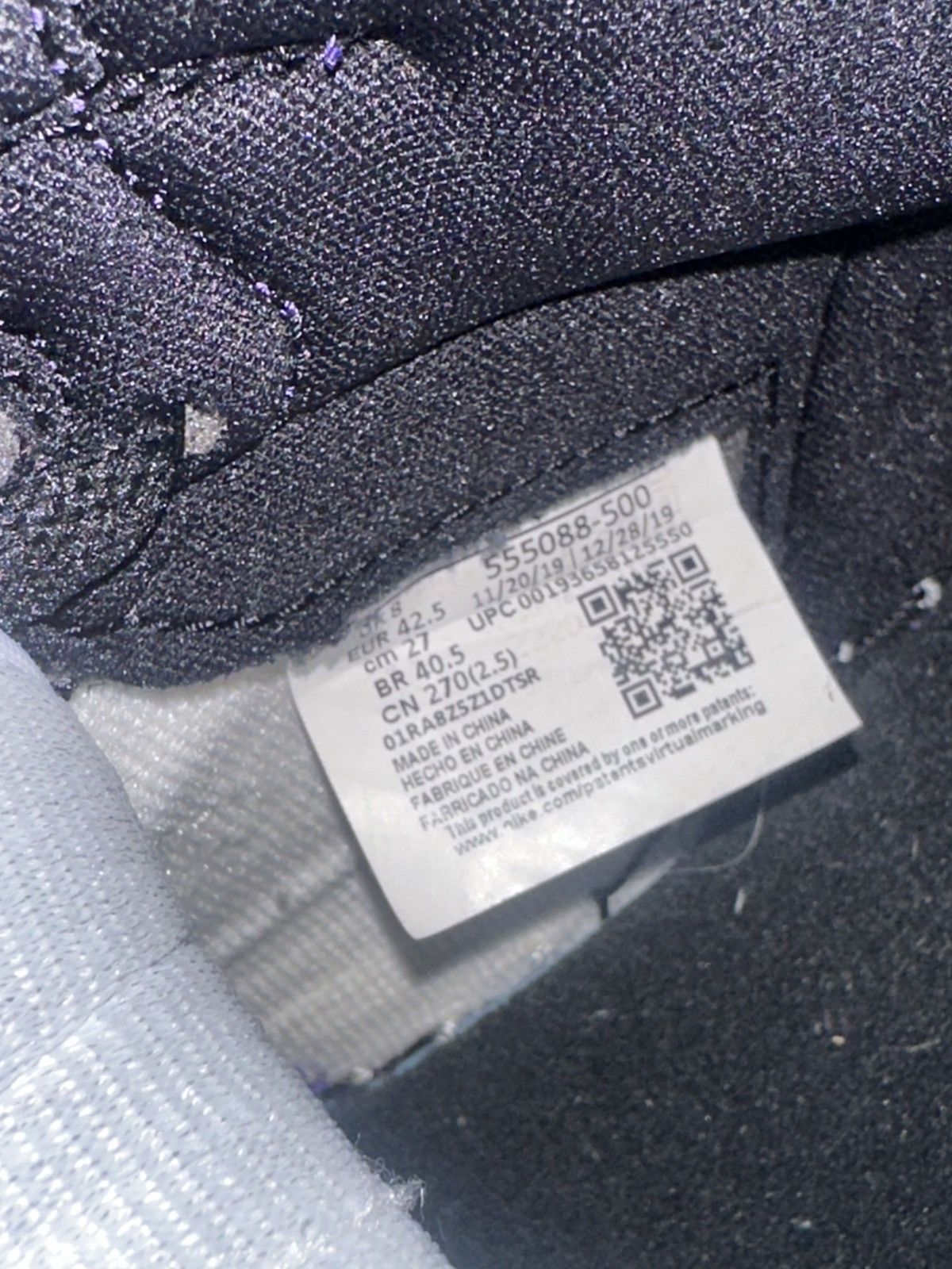 Jordan Brand Jordan 1 “Court Purple” Size US 9 / EU 42 - 6 Thumbnail