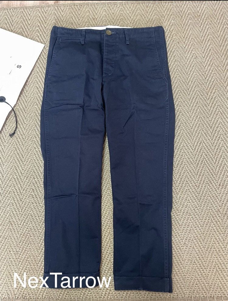 Visvim VISVIM HIGH-WATER CHINO casual cropped pants Size US 30 / EU 46 - 1 Thumbnail