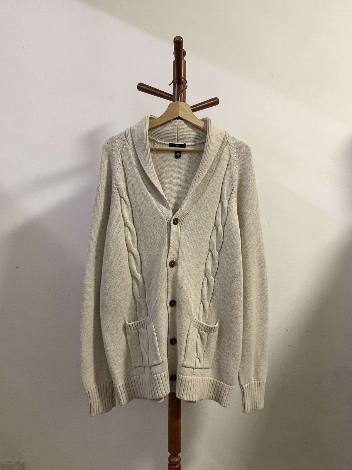 Gap GAP Cardigan Oatmeal Heather Size US L / EU 52-54 / 3 - 1 Thumbnail