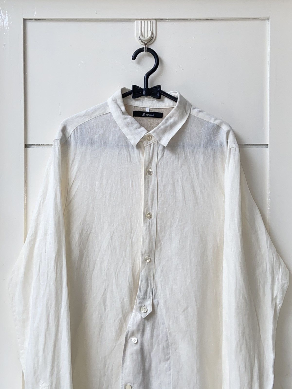 Japanese Brand × Johnbull × Yohji Yamamoto JOHN BULL White Shirt Size US M / EU 48-50 / 2 - 2 Thumbnail