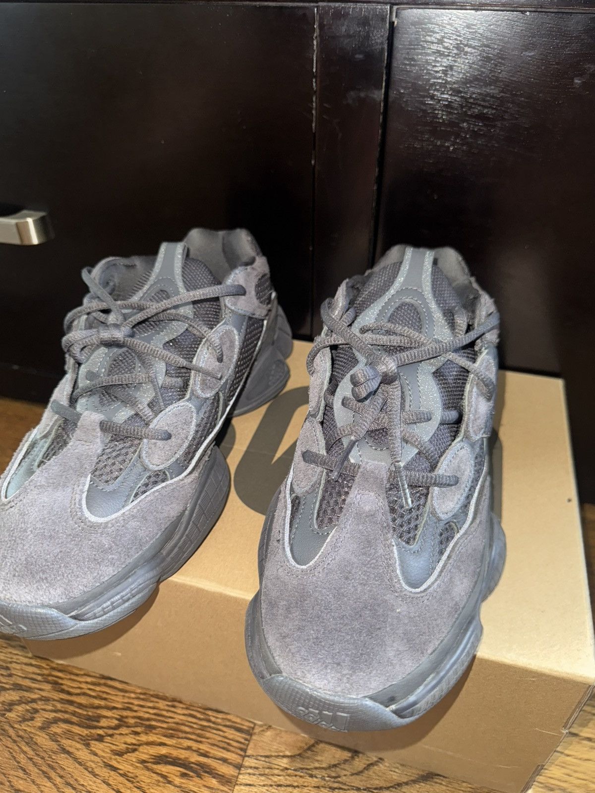 Adidas Adidas Yeezy 500 'Utility Black' Size US 10 / EU 43 - 11 Thumbnail