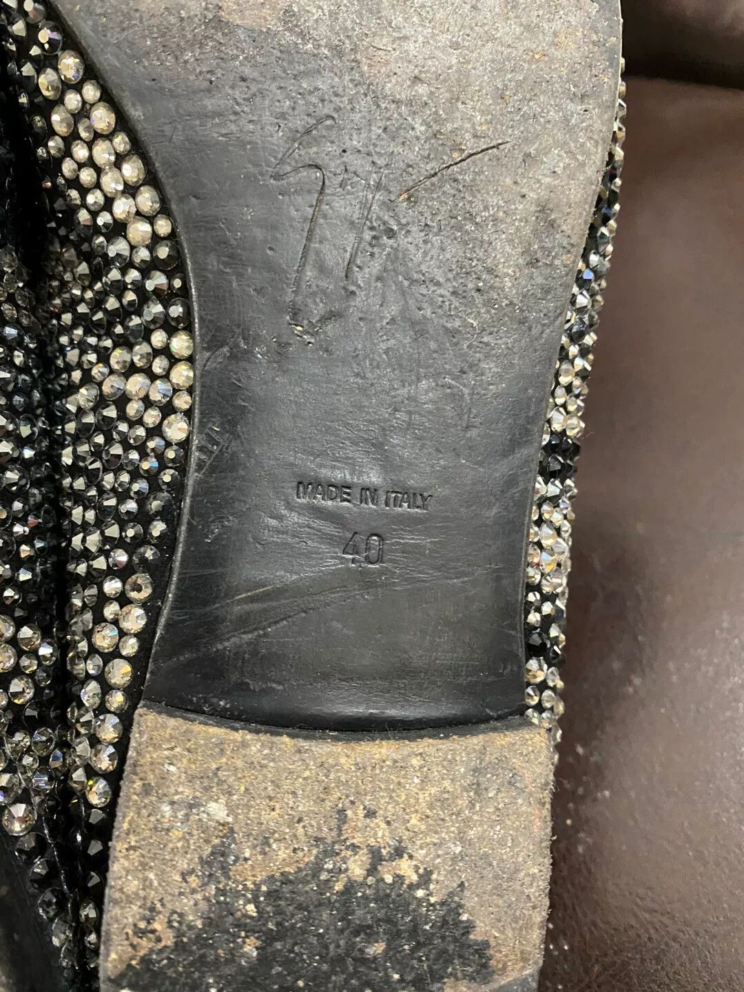 Giuseppe Zanotti Giuseppe Zanotti GZ Crystal Loafers Size US 7 / EU 40 - 8 Thumbnail
