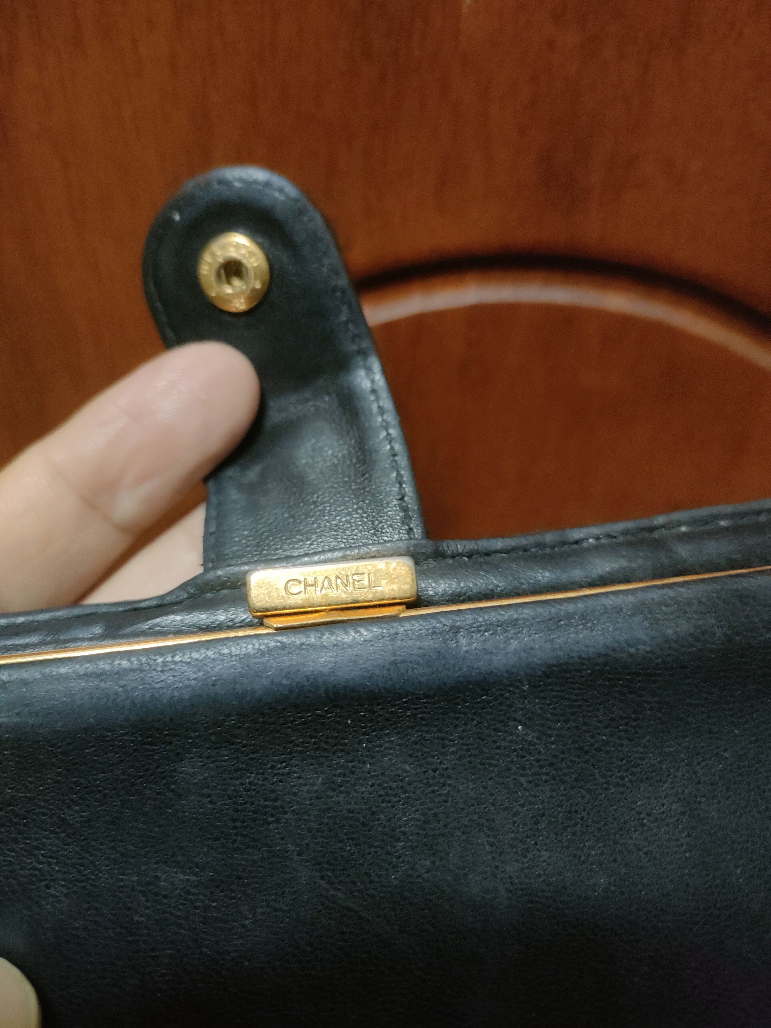 Chanel Classic Chanel Black CC Bifold Long Wallet Size ONE SIZE - 7 Thumbnail
