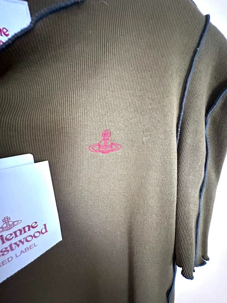 Vivienne Westwood vivienne westwood size os Knitted jacket, military green Size XS / US 0-2 / IT 36-38 - 4 Thumbnail