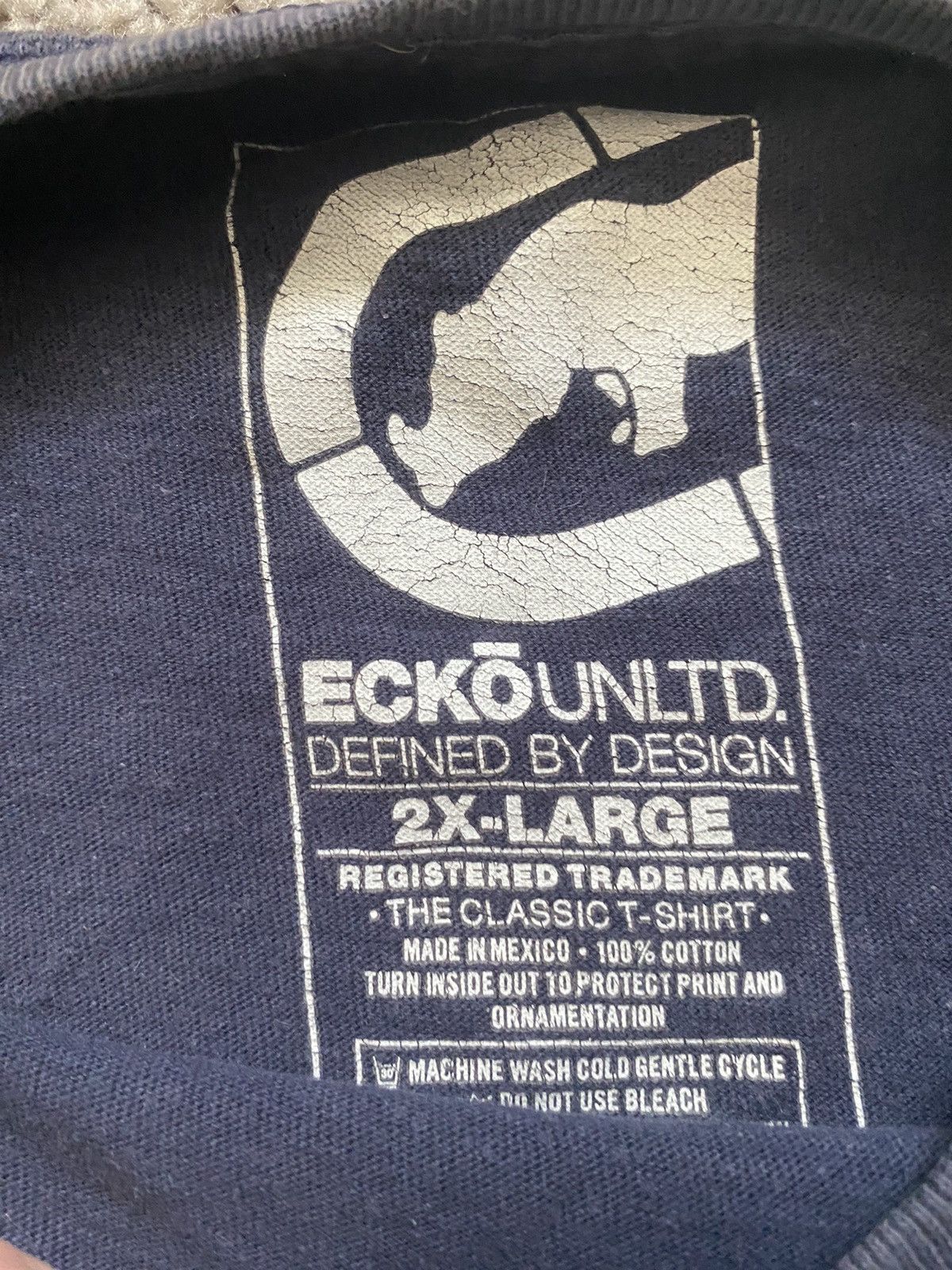 Ecko Unltd. × Vintage Vintage Y2K Ecko Tee Shirt Size US XXL / EU 58 / 5 - 6 Thumbnail