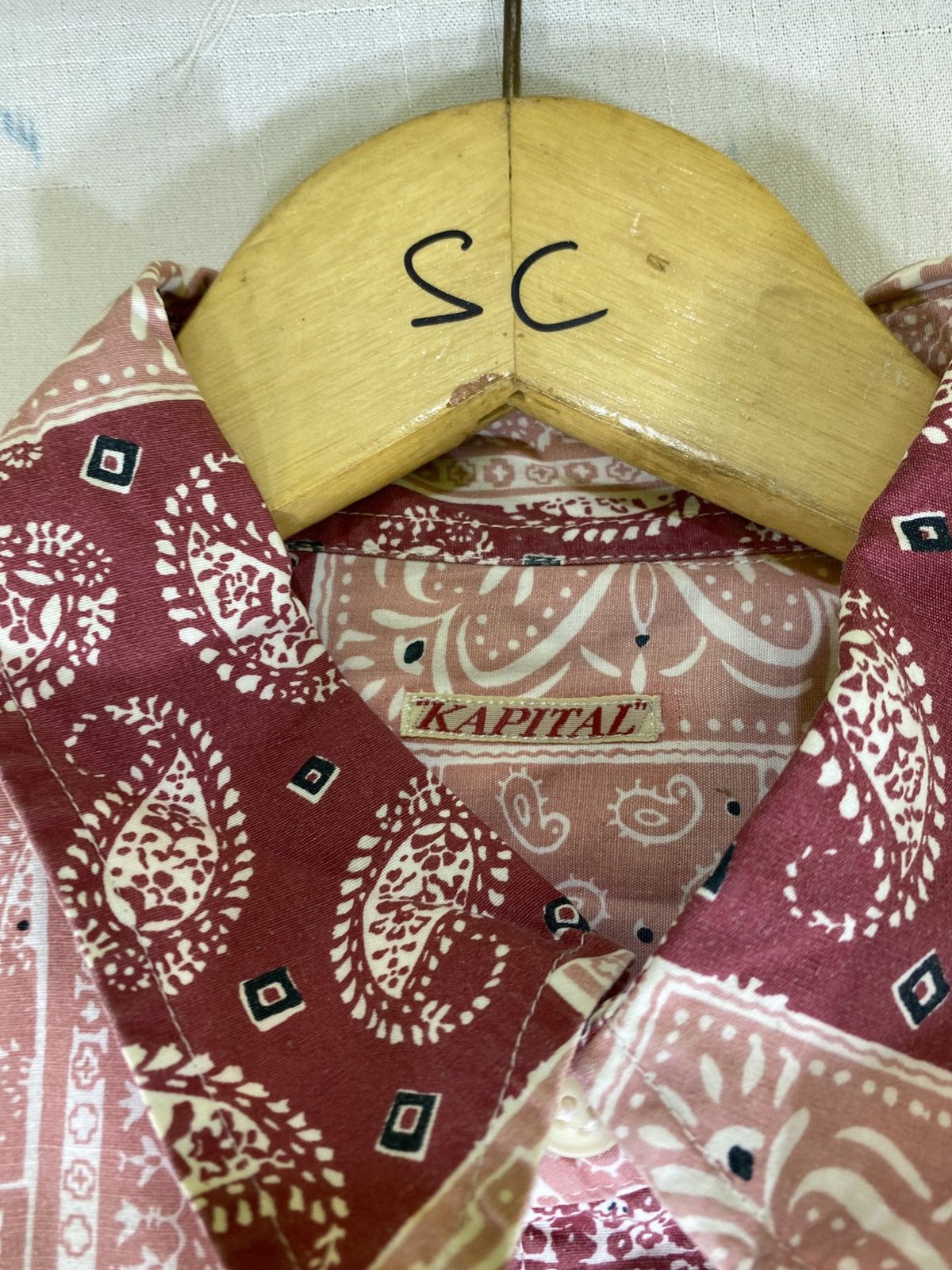 Kapital bandana patchwork cotton short sleeve shirt Size US M / EU 48-50 / 2 - 3 Thumbnail