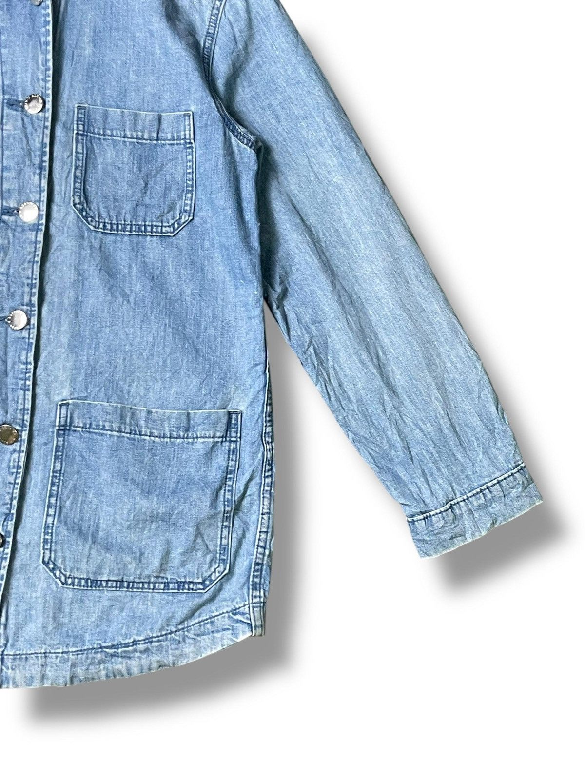 H&M Vintage H&M + &Denim Button Up Jean Jacket (1) Size US XS / EU 42 / 0 - 4 Thumbnail