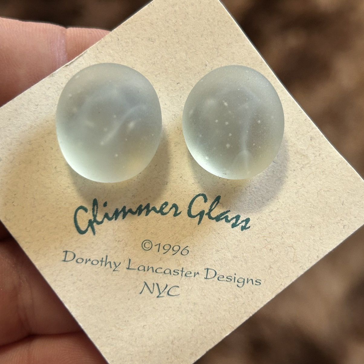 Other Vintage 90s Glimmer Glass by Dorothy Lancaster Designs NYC Size ONE SIZE - 1 Thumbnail