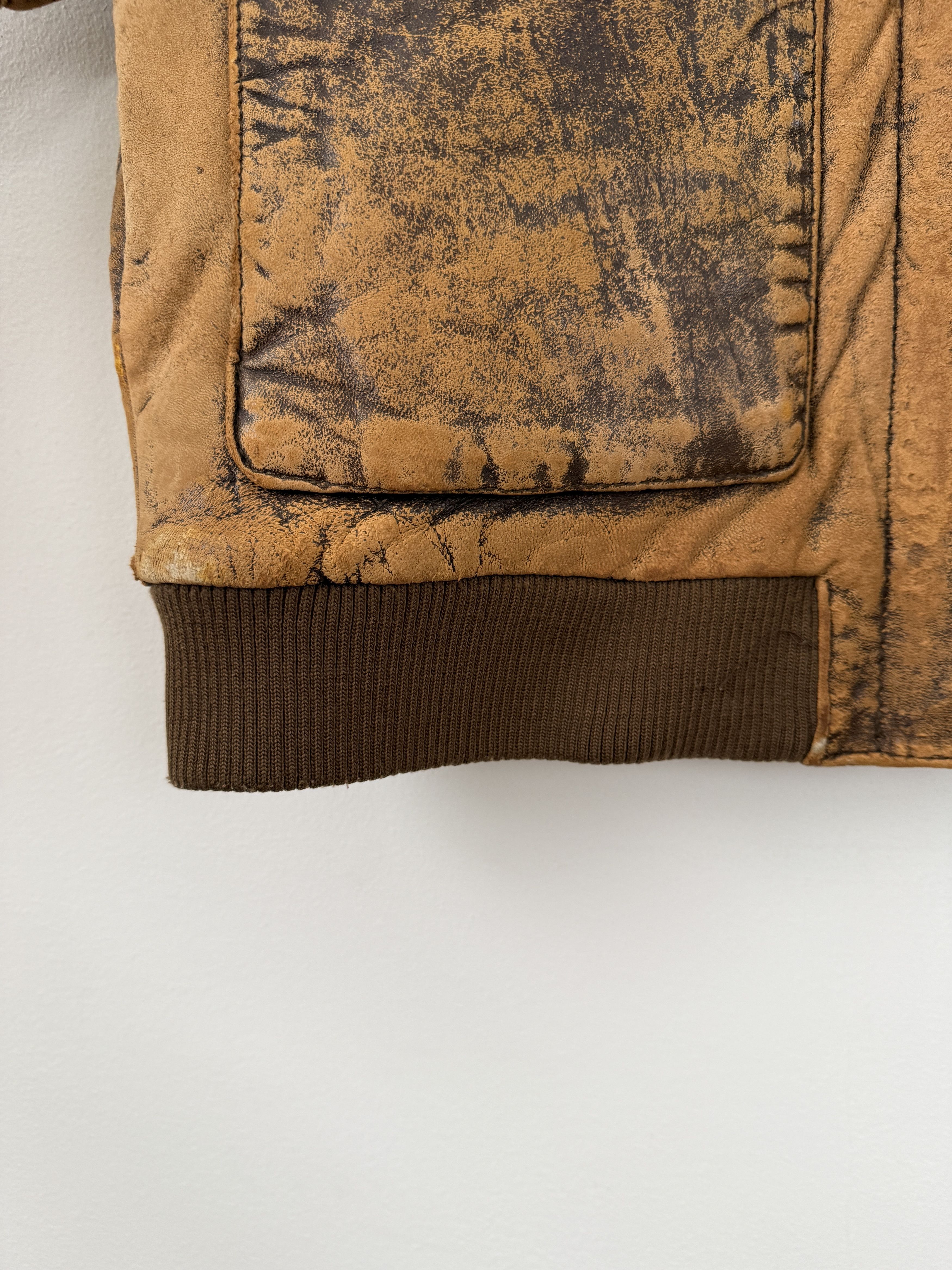 Vintage Leather Bomber Jacket Size US M / EU 48-50 / 2 - 15 Thumbnail