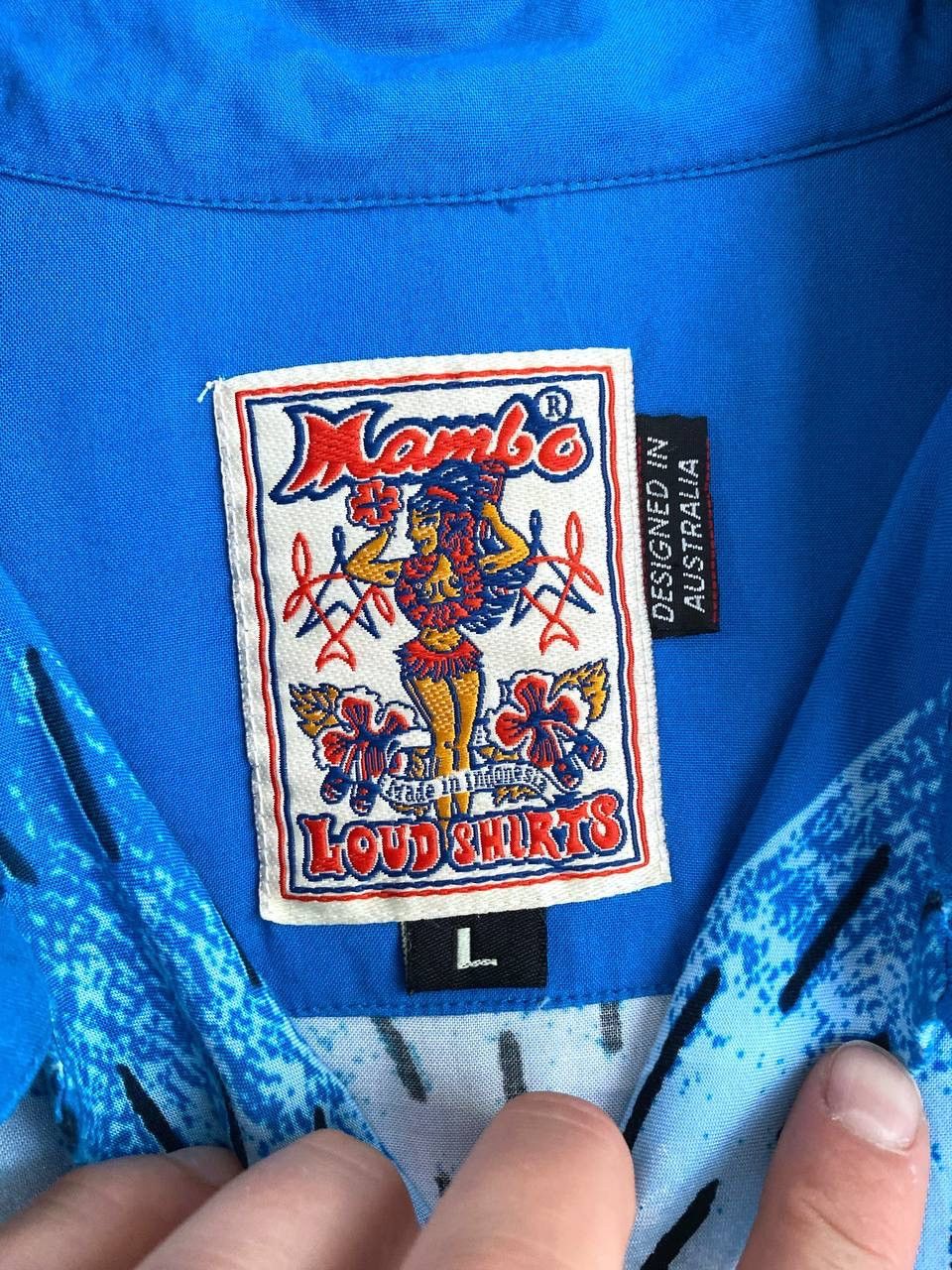 Mambo Vintage Mambo Loud Shirt 90s Reg Mombasa Mambo Bitter, L-XL Size US L / EU 52-54 / 3 - 18 Thumbnail