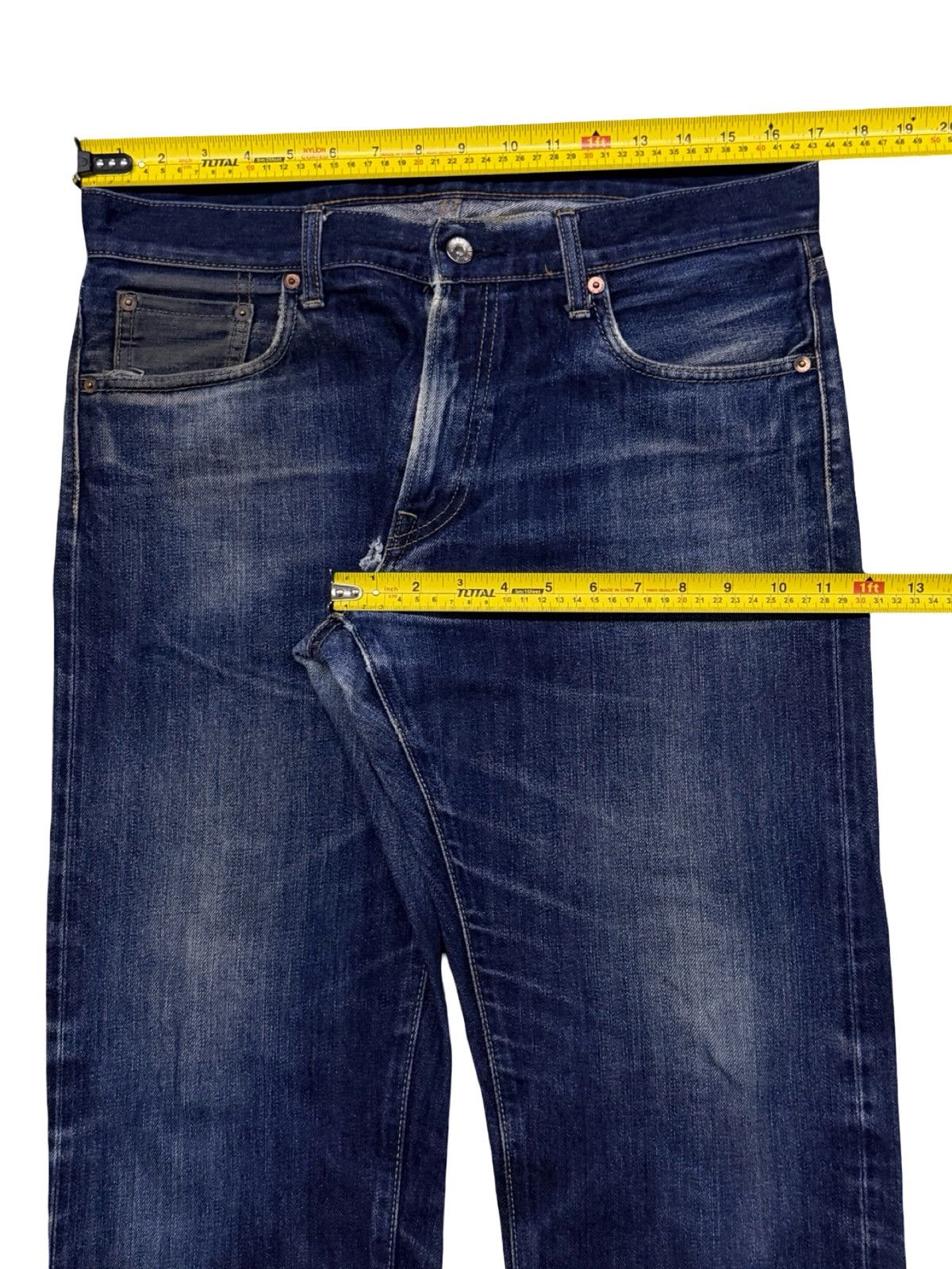 Uniqlo Vintage Uniqlo Japanese Selvedge Denim Jeans | W34 Size US 34 / EU 50 - 16 Thumbnail