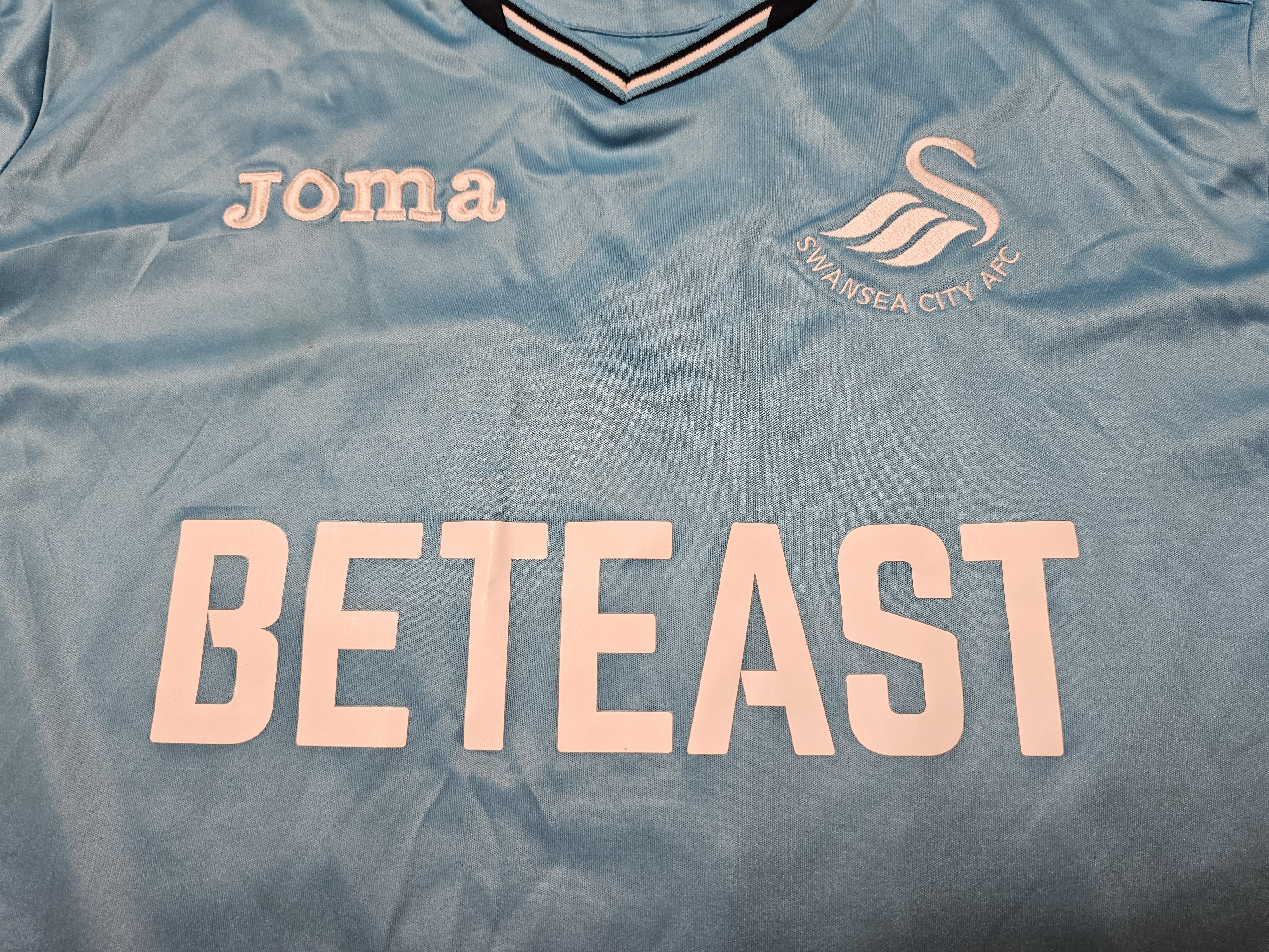 Joma SWANSEA CITY 2016 2017 A.AYEW FOOTBALL SHIRT SOCCER JERSEY Size US M / EU 48-50 / 2 - 3 Thumbnail