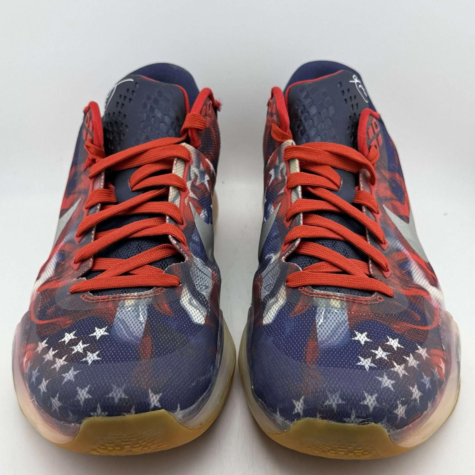Nike Nike Kobe 10 USA Red White Blue Sneakers US 12 Used No Box Size US 12 / EU 45 - 3 Thumbnail