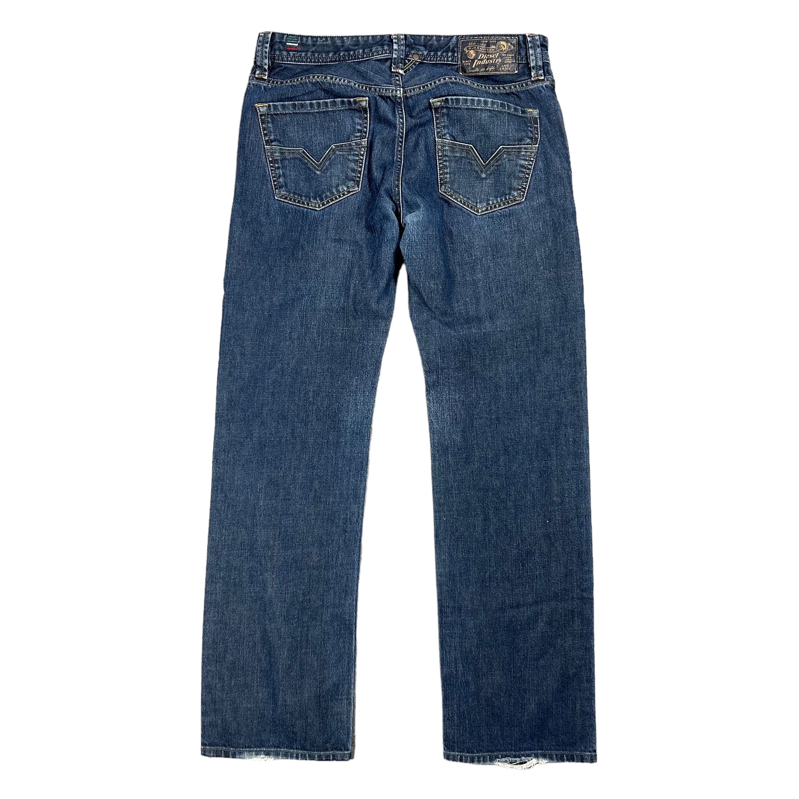 Diesel Diesel Larkee Regular Straight Blue Denim Jeans Size W32L32 Size US 32 / EU 48 - 2 Thumbnail