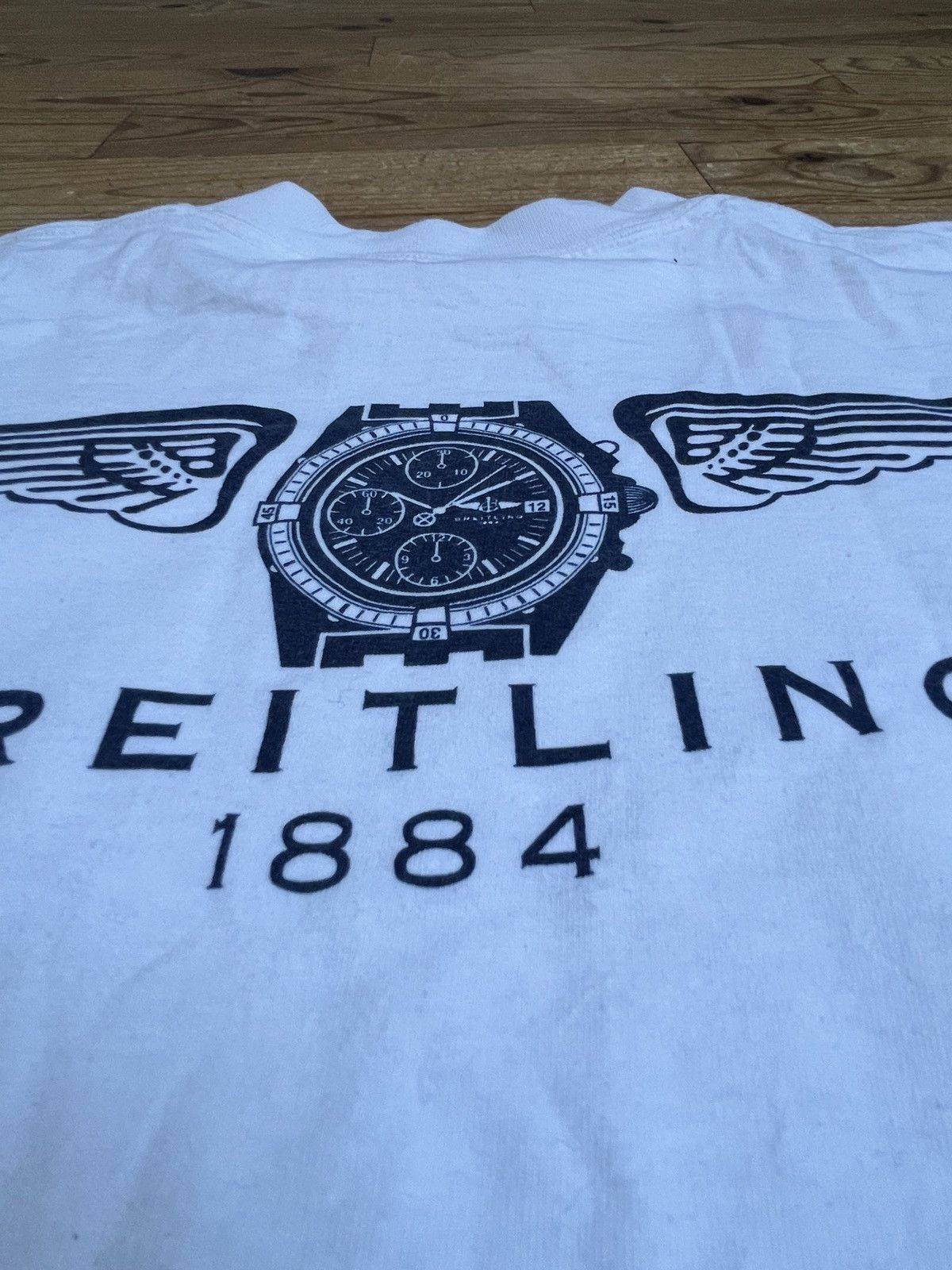 Breitling × Vintage Rare Breitling logo vintage tee Size US XL / EU 56 / 4 - 7 Thumbnail