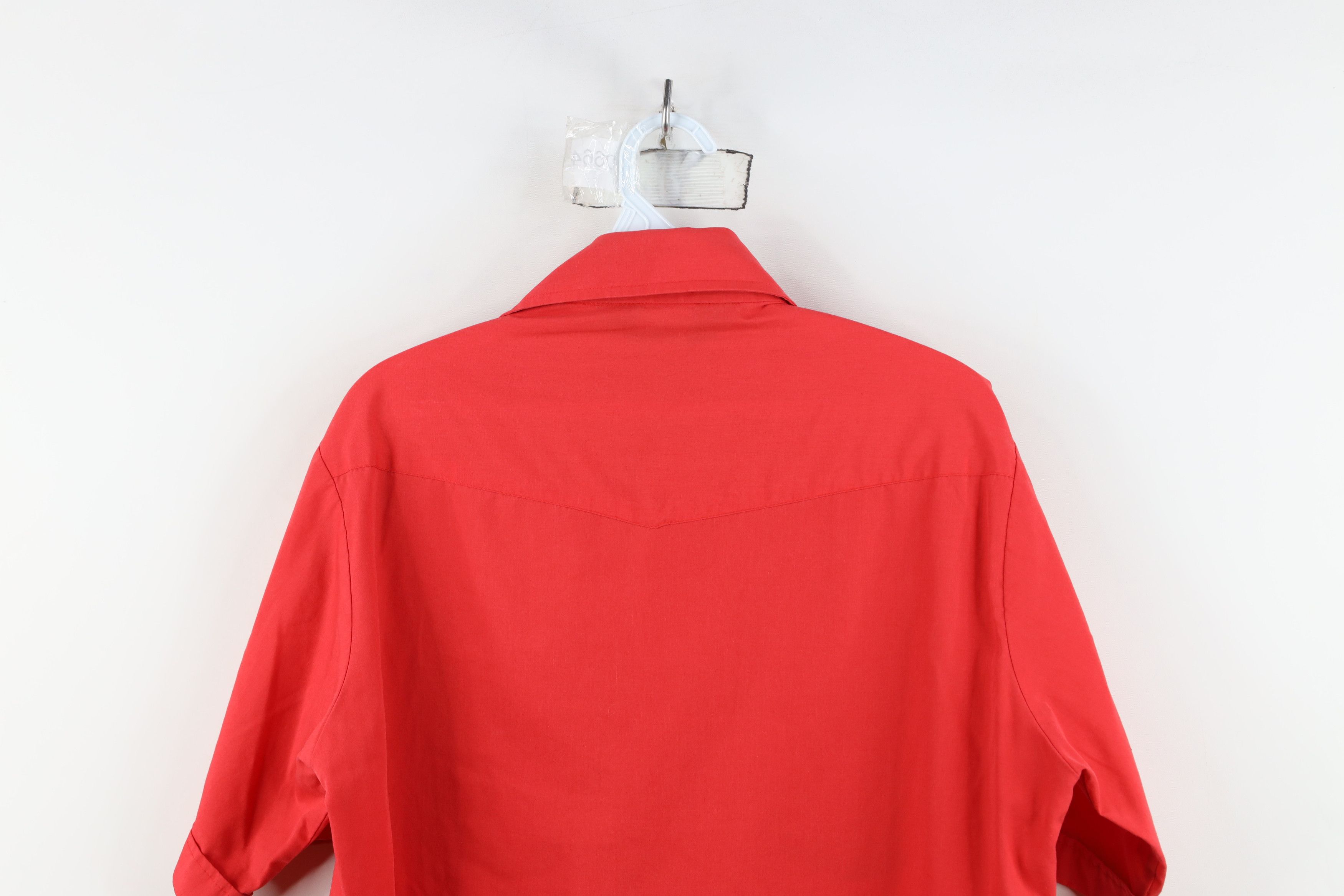 Vintage Vintage 70s Rockabilly Cowboy Short Sleeve Button Shirt Red Size US M / EU 48-50 / 2 - 13 Thumbnail