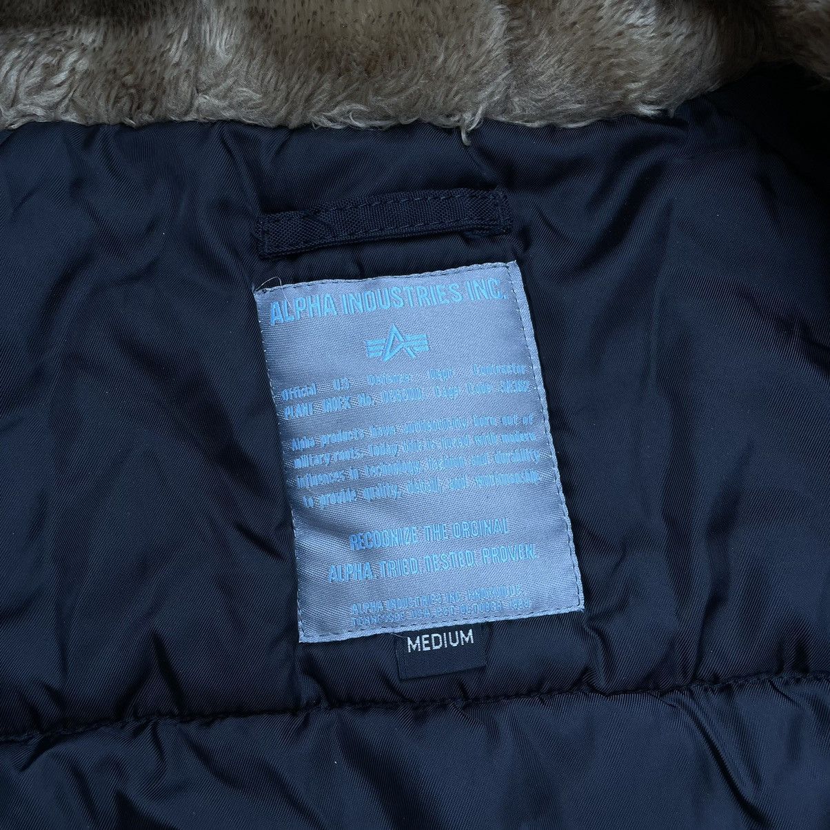 Alpha Industries × If Six Was Nine Vintage Alpha Industries Faux Fur Hood Bomber Jacket Alaska Size US M / EU 48-50 / 2 - 15 Thumbnail