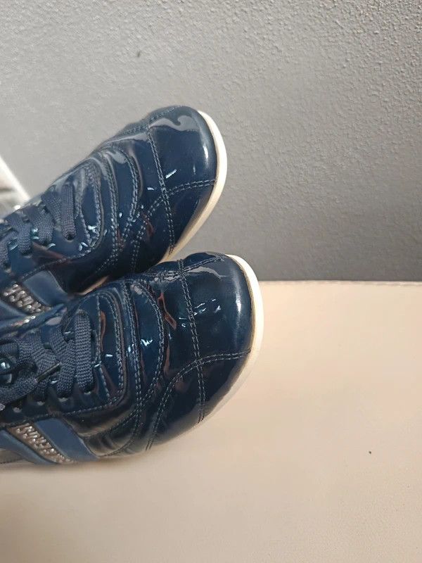Dirk Bikkembergs Leather DB Trainers Shoes Football Sneakers Rare opium Size US 7 / IT 37 - 8 Thumbnail
