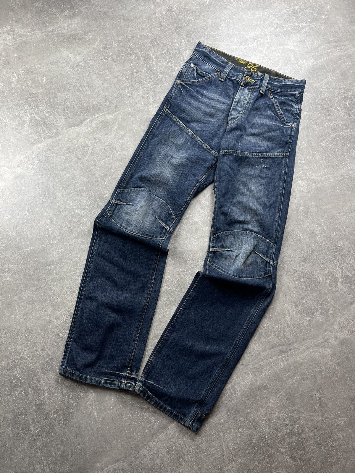 G-Star G-Star RAW 96 Elwood Heritage Denim Jeans Buckle Back 00s Size US 30 / EU 46 - 6 Thumbnail