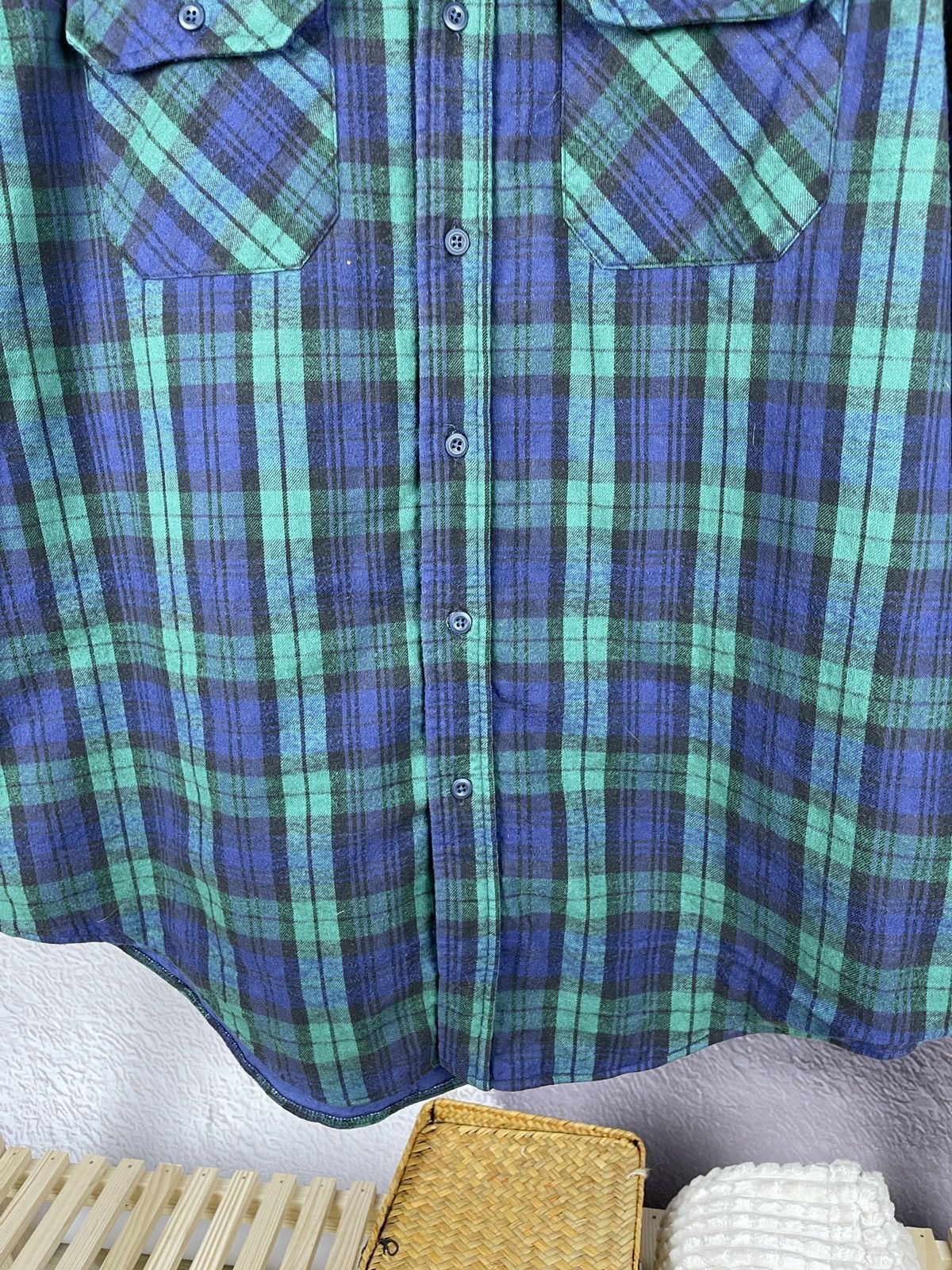 L.L. Bean L.L. Bean timberline vintage made in USA flannel overshirt Size US XL / EU 56 / 4 - 5 Thumbnail