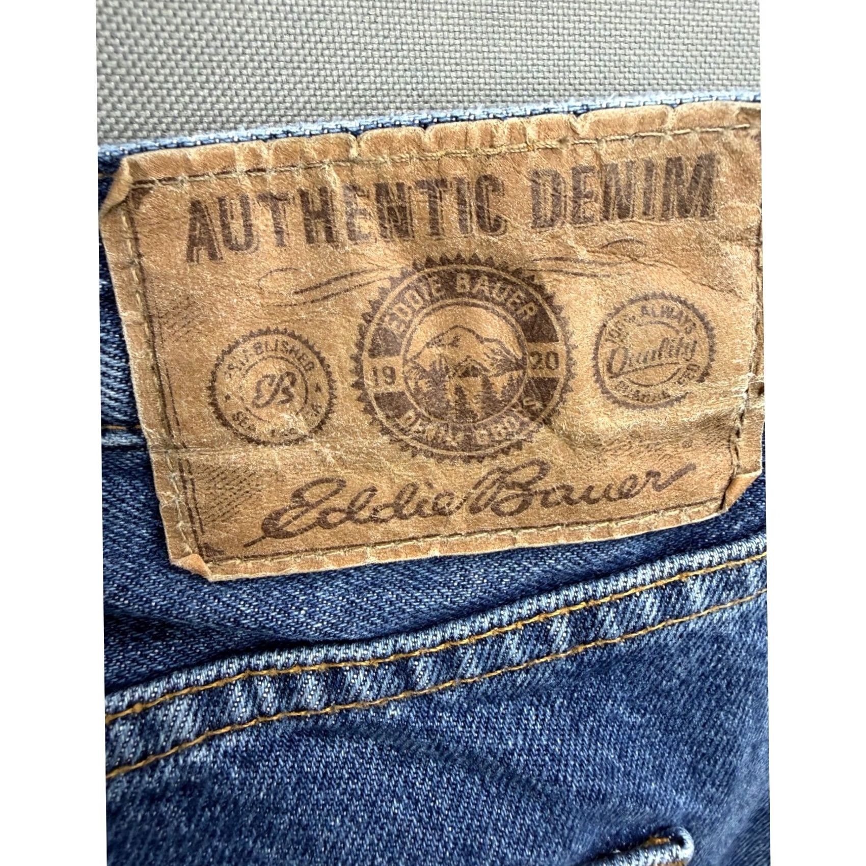Eddie Bauer Eddie Bauer Mens Blue Straight Leg Denim Jeans 42x30 Size US 42 / EU 58 - 4 Thumbnail