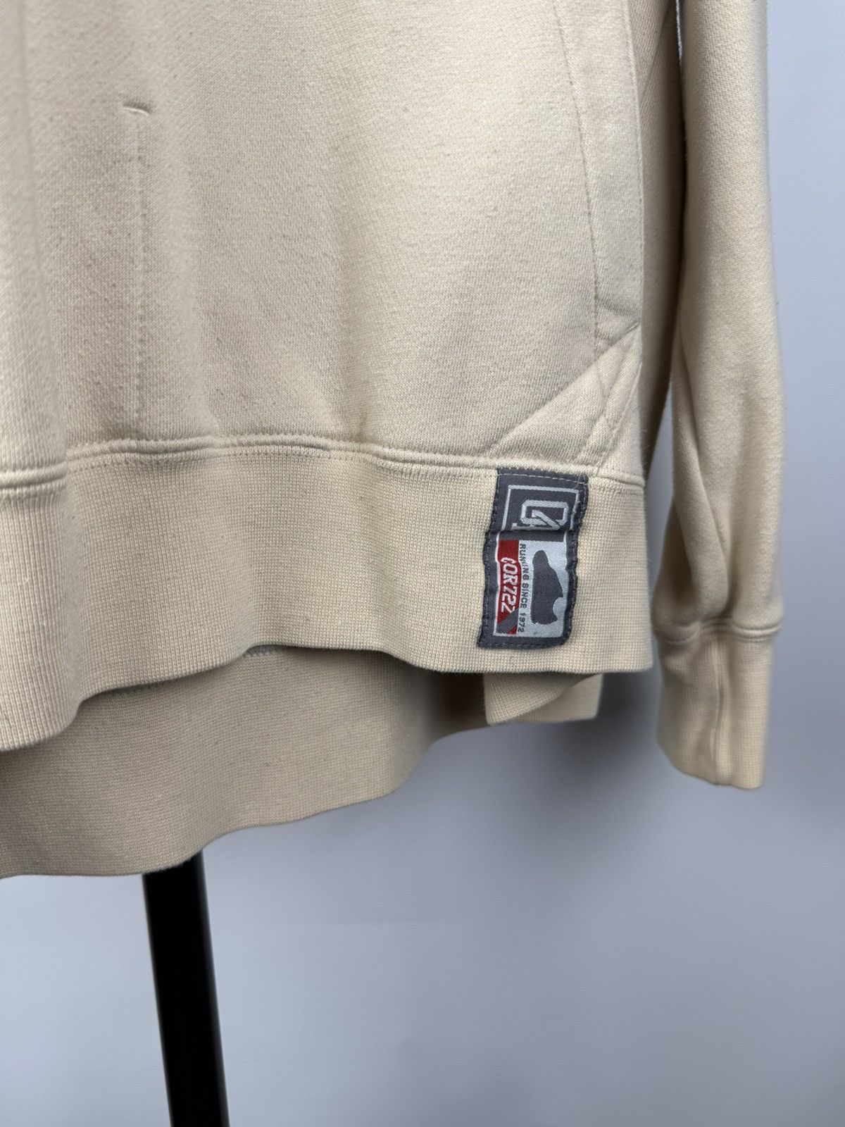 Nike × Vintage 00s🔥Nike Cortez 04 Beige Large Mens Hoodie VnTg y2k OG Size US L / EU 52-54 / 3 - 3 Thumbnail