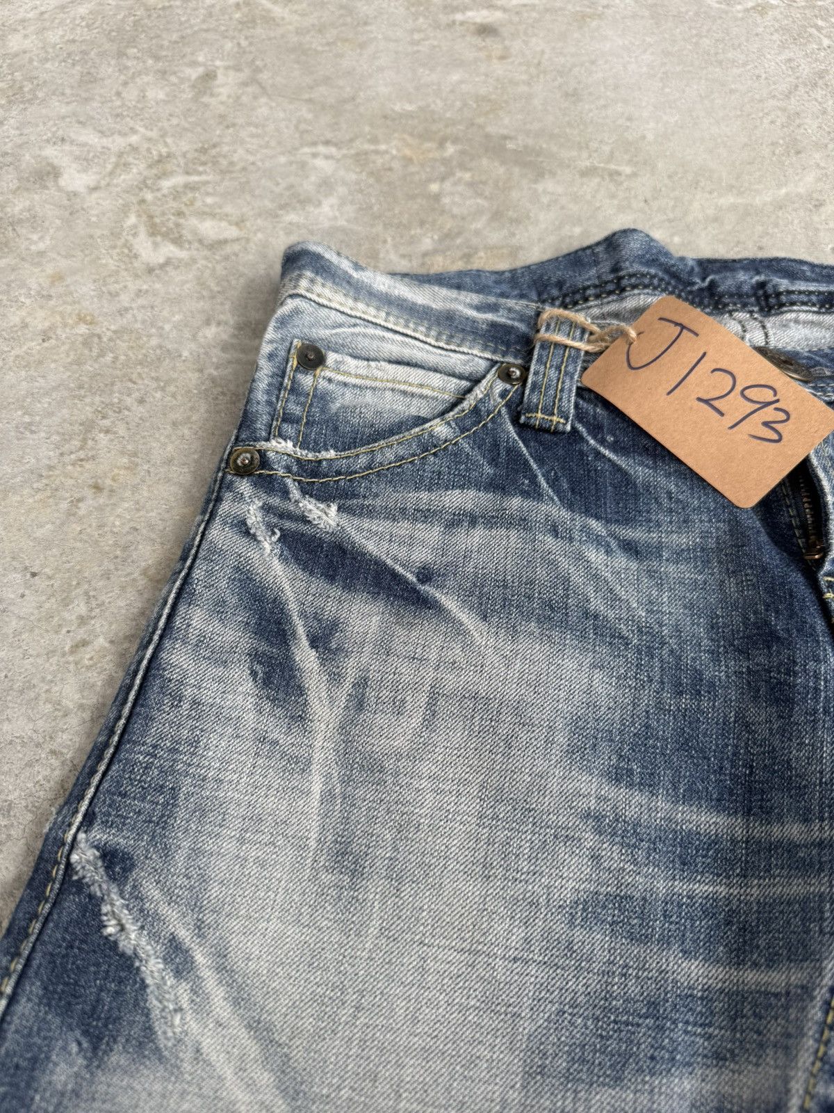 If Six Was Nine Japanese Rodeo Crowns Flared Jeans Distressed Size US 32 / EU 48 - 14 Thumbnail