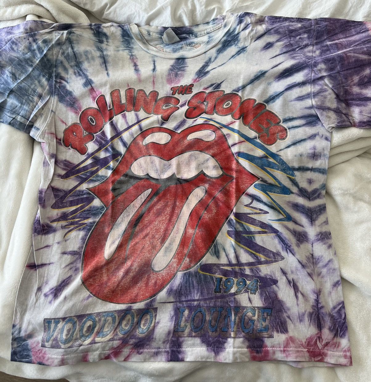 Vintage Vintage Rolling Stones Voodoo Lounge Tour shirt Size US XL / EU 56 / 4 - 1 Thumbnail