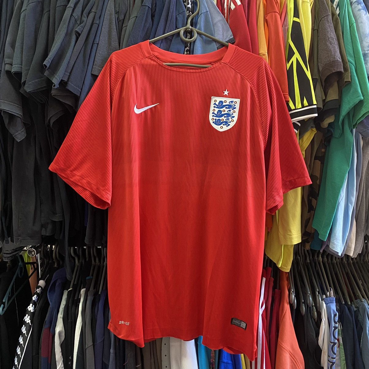 Nike × Vintage Vintage Nike FC England National Soccer Team jersey Size US XXL / EU 58 / 5 - 1 Thumbnail
