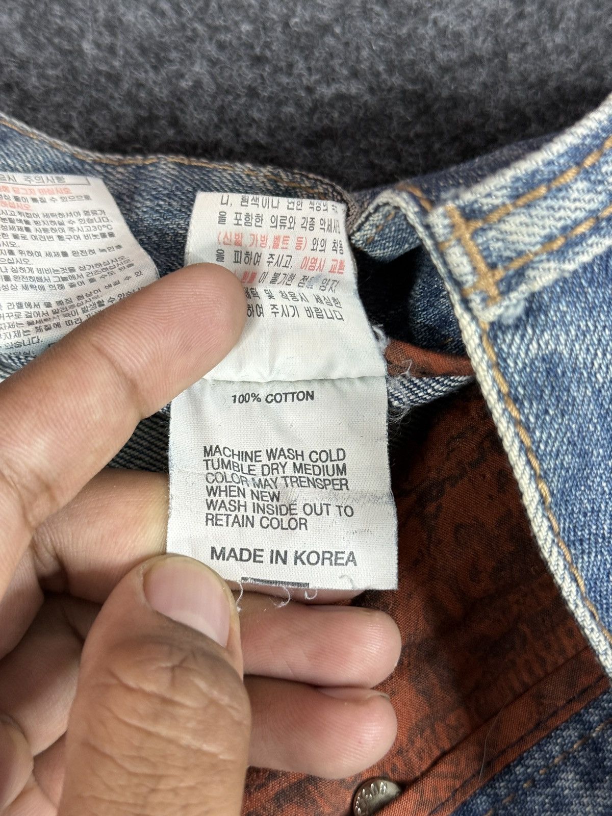 Other Rare Design Distressed Denim Buckaroo Jeans Size US 32 / EU 48 - 5 Thumbnail