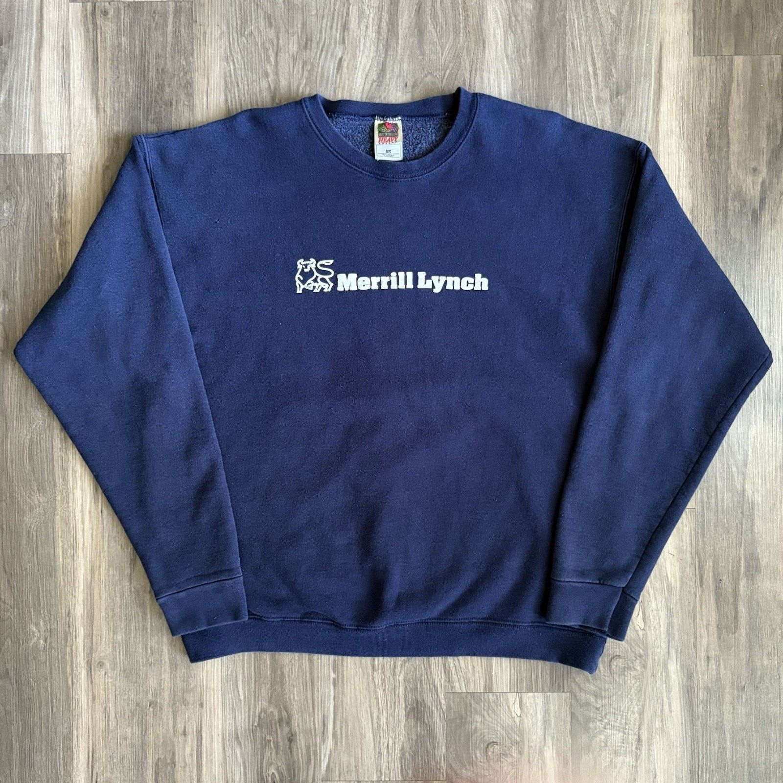 Vintage Vintage Merrill Lynch Sweatshirt Size XL Financial NYSE Size US XL / EU 56 / 4 - 2 Thumbnail