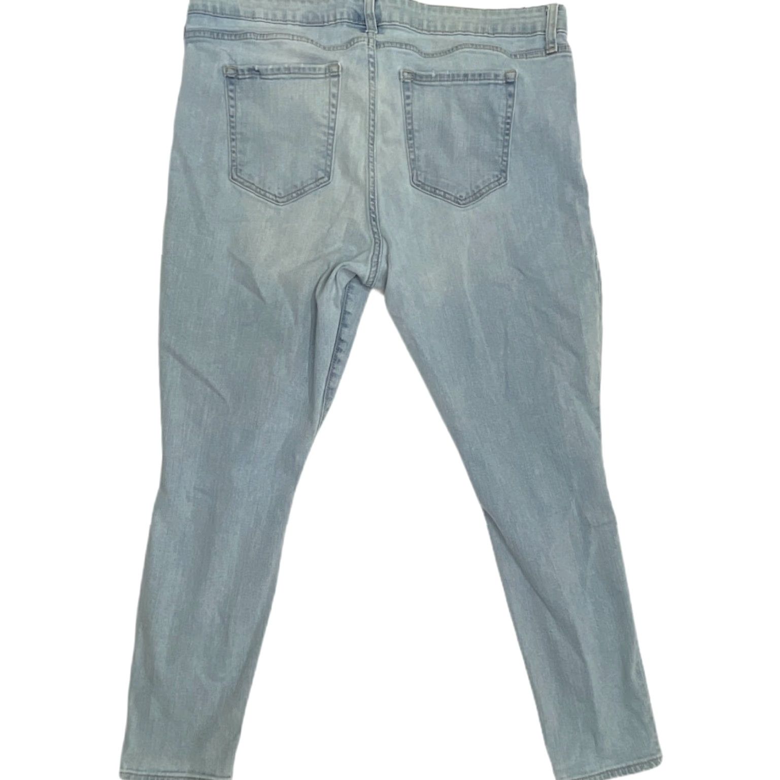 Gap Gap Jeans 1969 Skinny Denim Women Size 16 Blue Mid Rise Cotton Blend 5-Pocket Inseam 25.5 in Belt Loops Zip React Size 25" / US 0 / IT 36 - 2 Thumbnail