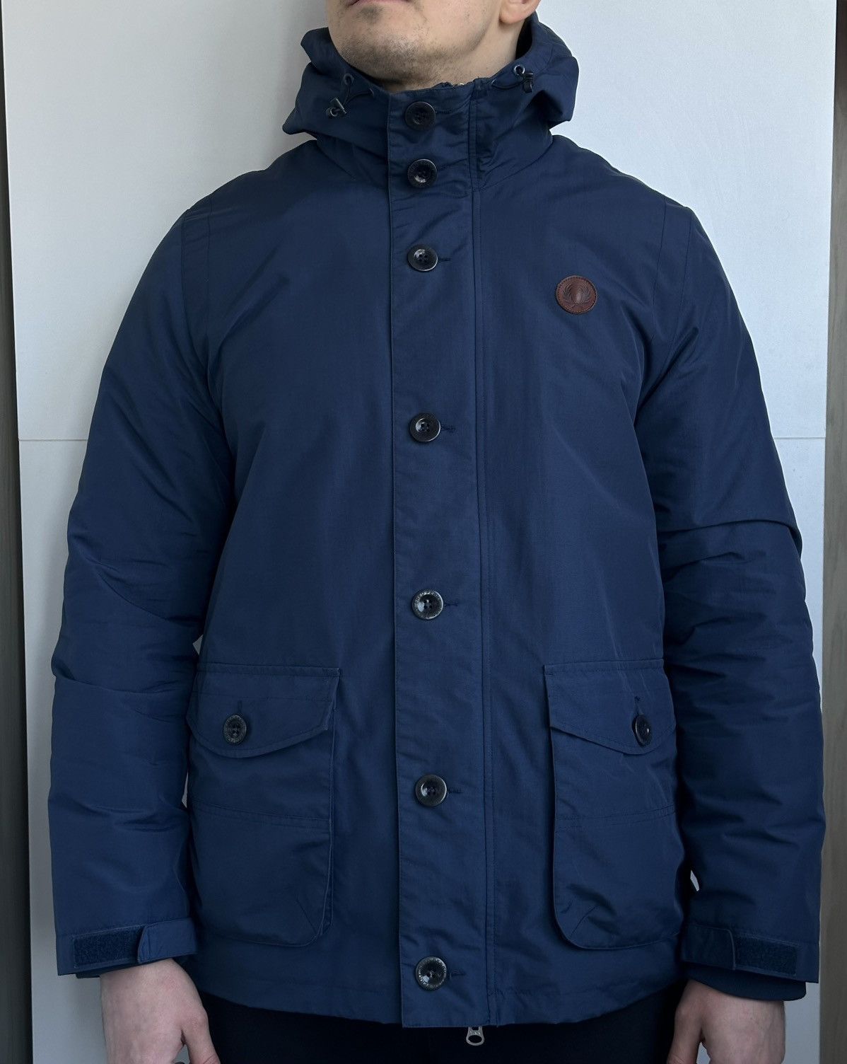 Fred Perry FRED PERRY Men Hooded Water Resist Parka Coat Jacket Size L Size US L / EU 52-54 / 3 - 1 Thumbnail