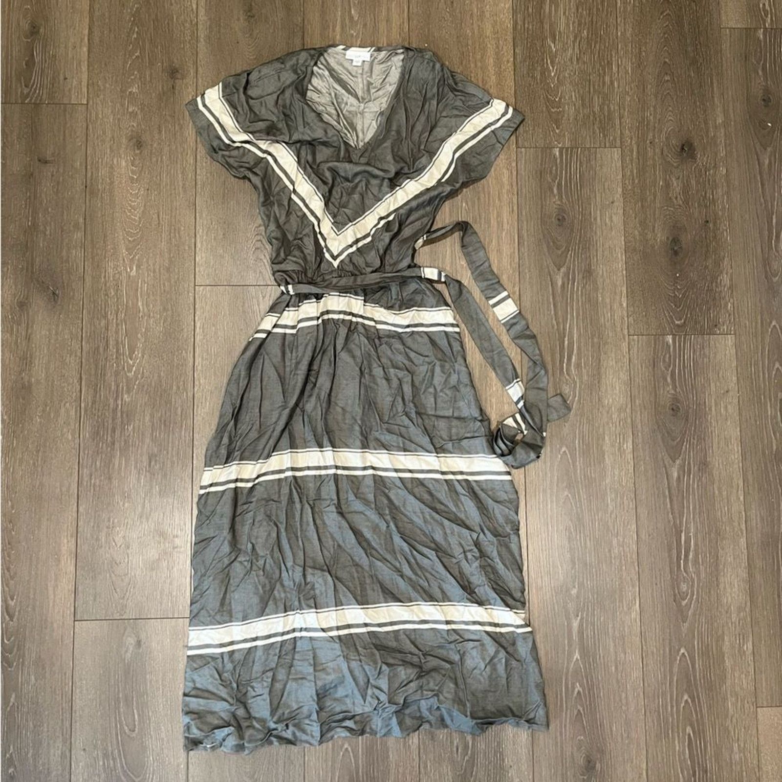 Vintage J. Jill Striped A-Line Ankle Length Dress - Size XS Size XS / US 0-2 / IT 36-38 - 1 Thumbnail