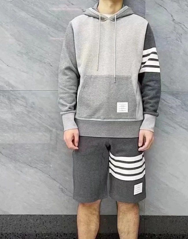 Other Thom Browne Gray four stripe hoodie Size US XXL / EU 58 / 5 - 4 Thumbnail