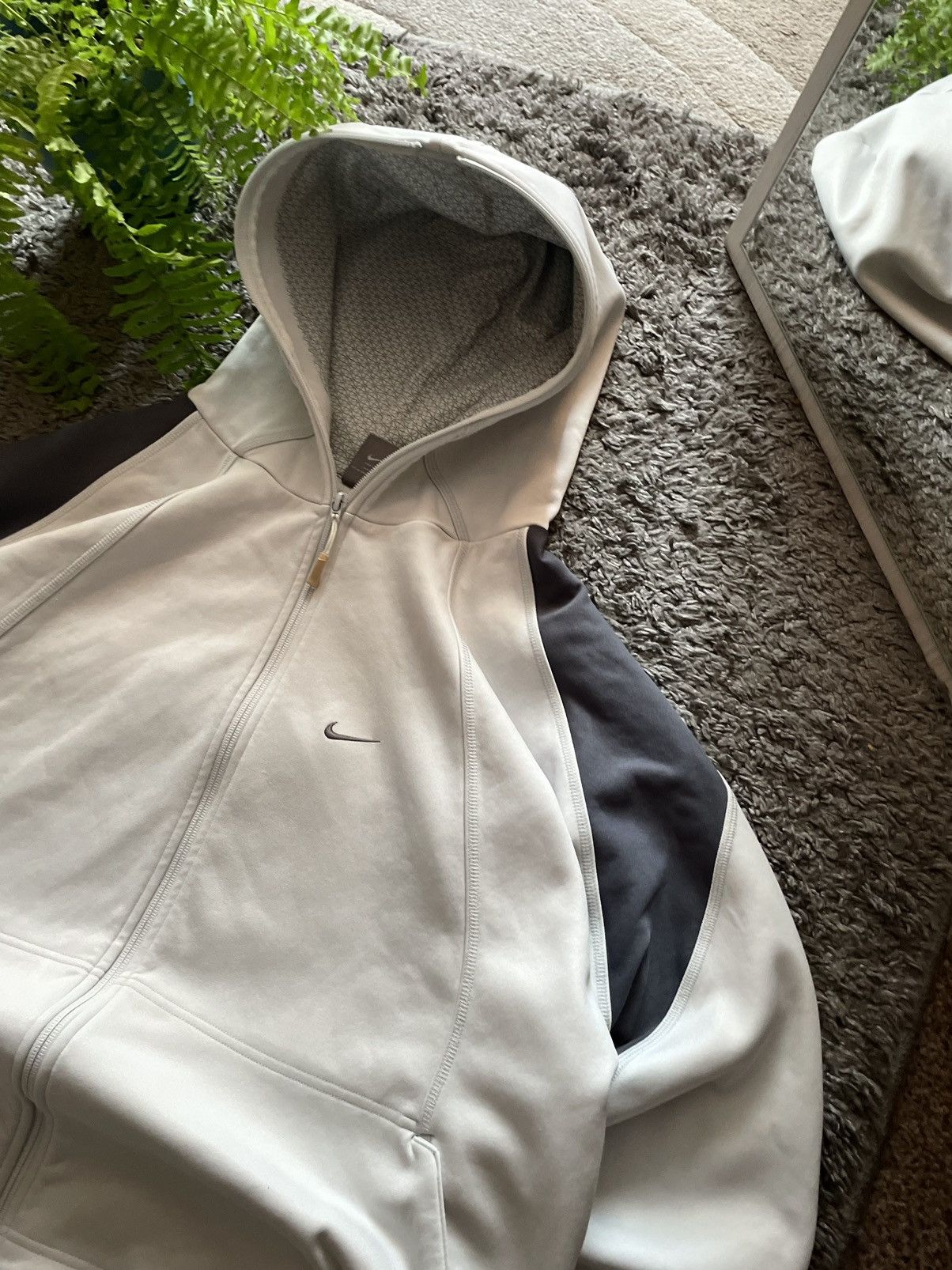 Nike × Vintage 00s Nike Full-Zip Hoodie Streetwear Vinatge Logo Swoosh Rare Size US XL / EU 56 / 4 - 5 Thumbnail