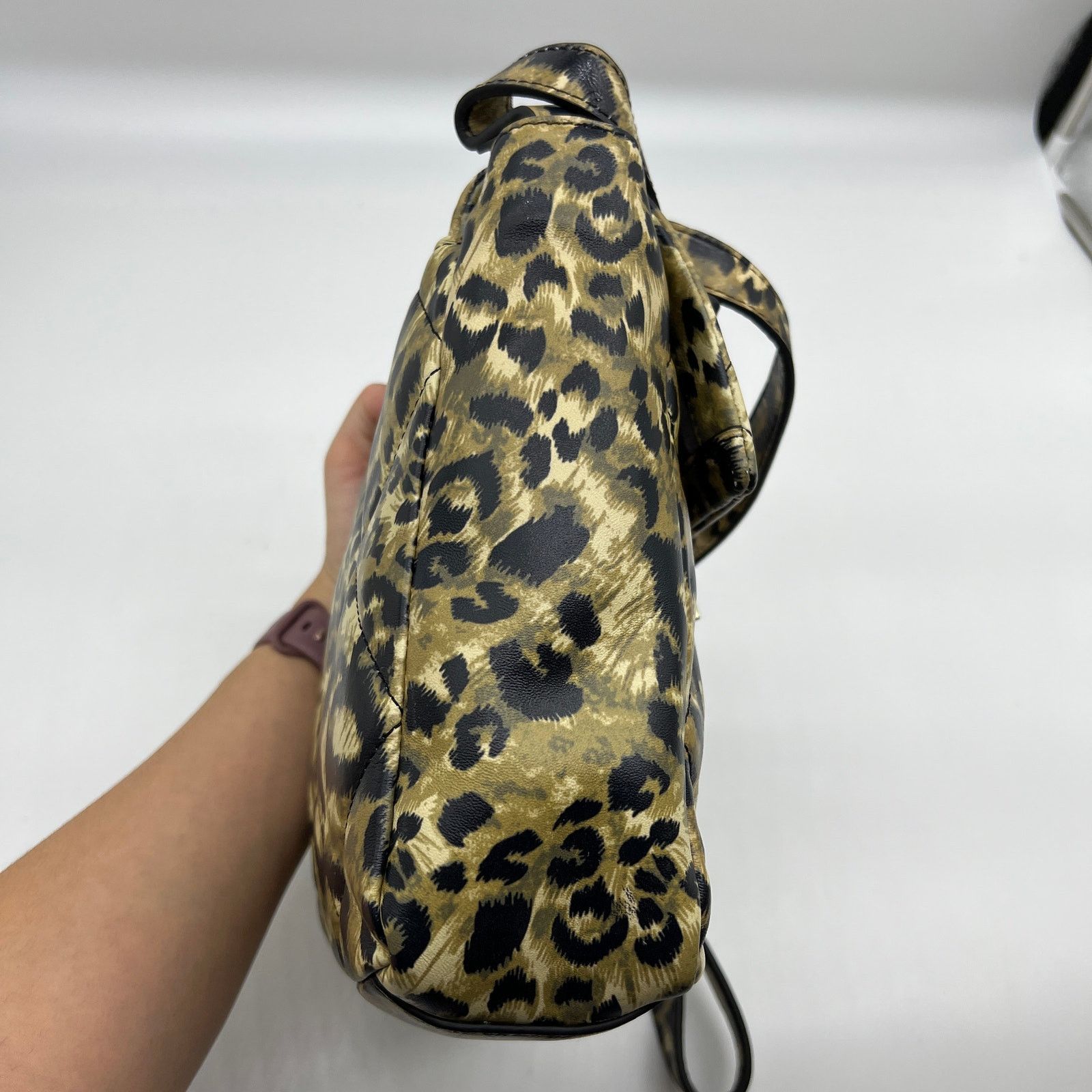 Other Vince Camuto Quilted Leather Crossbody - Doty Purse Leopard Size ONE SIZE - 15 Thumbnail