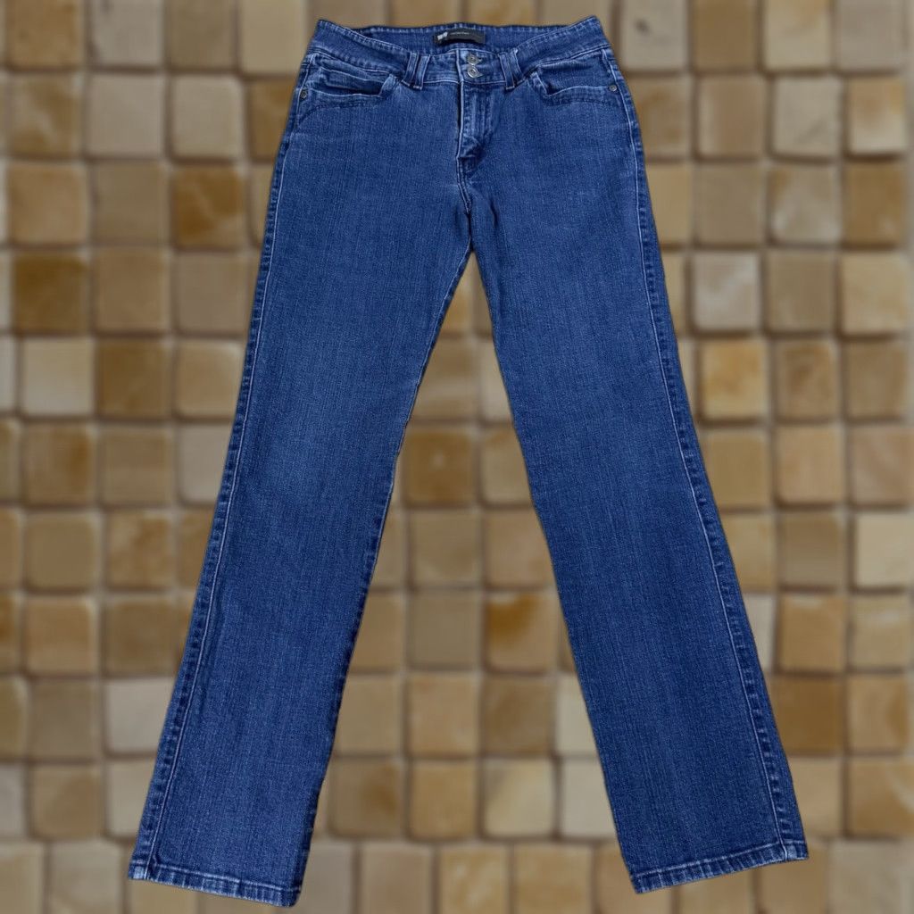 Levi's Levi's Jeans Womens 10M Mid Rise Skinny Blue Denim Pockets Double Button Flap Pockets Size 32" / US 10 / IT 46 - 1 Thumbnail