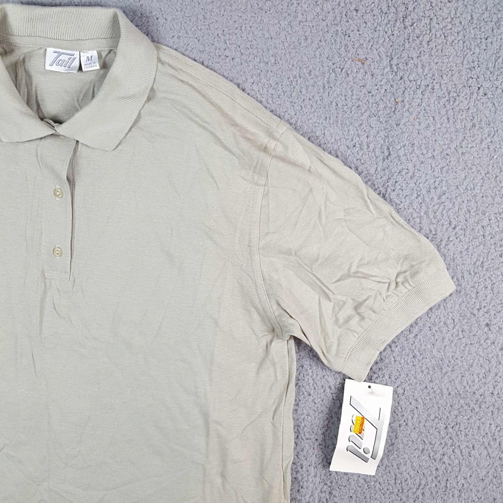 Vintage VTG Tail Polo Shirt Men M Short Sleeve Knit Green Collared Golf Preppy 90s Vintage Shirt Size US M / EU 48-50 / 2 - 3 Thumbnail