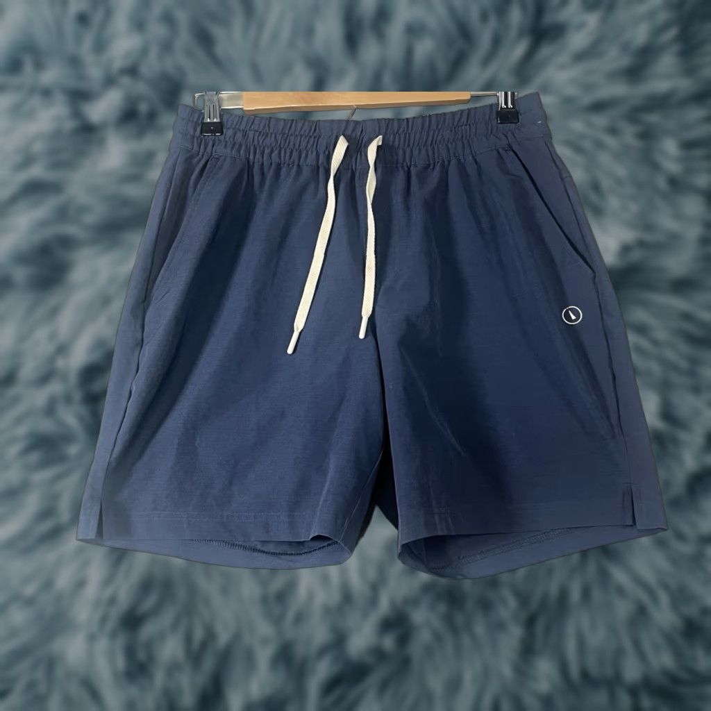 Vintage UpWest Shorts Bermuda Mens Gray Size M Drawstring Pockets See Measurements Size US 31 - 1 Thumbnail