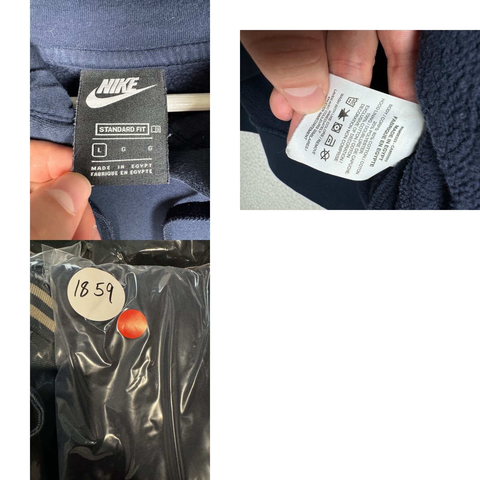 Nike Nike Hoodie Mens Large Navy Blue NYC Always On The Move Pullover Size US L / EU 52-54 / 3 - 9 Thumbnail