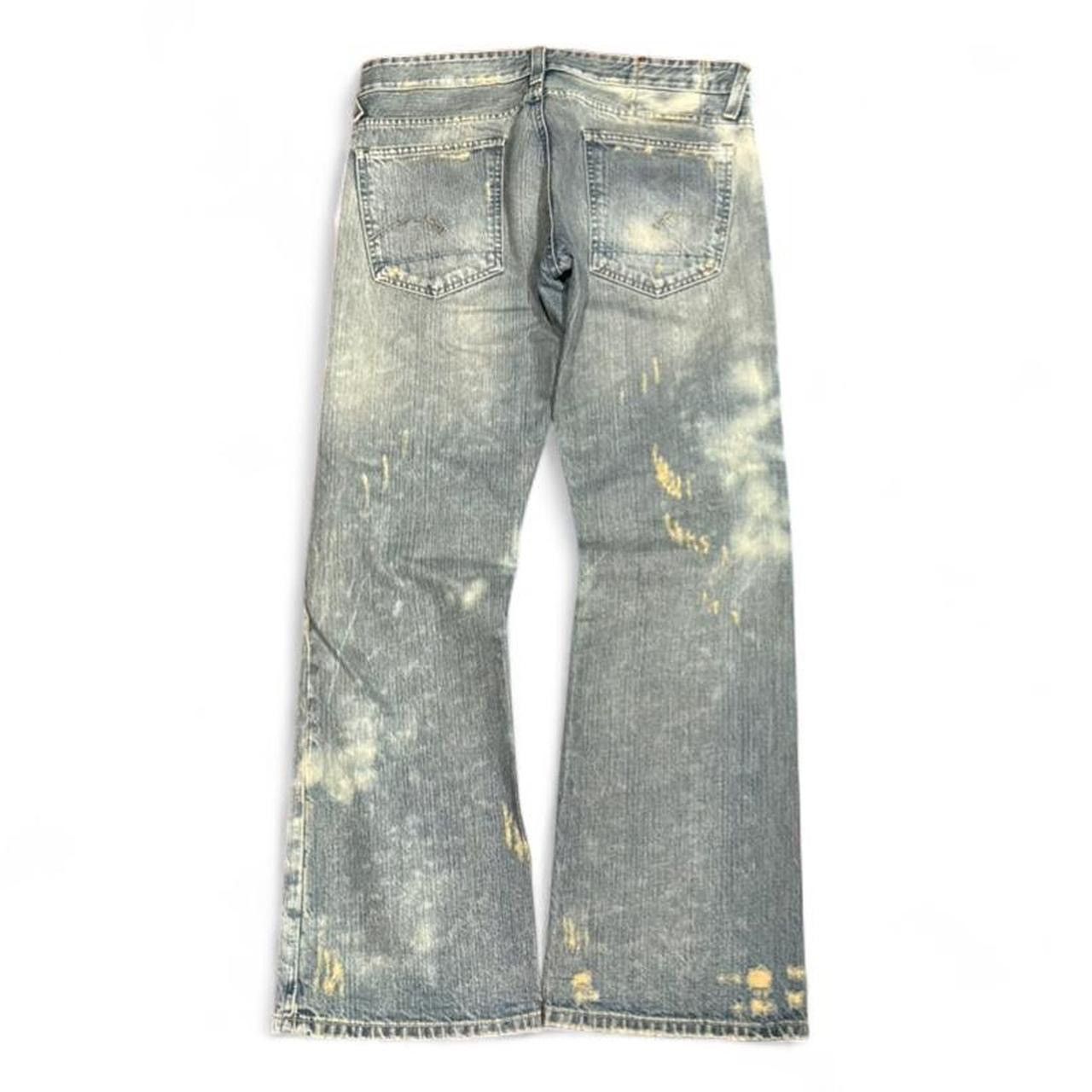G-Star G-Star Raw Core Insane Faded Distressed Bootcut Flared Jeans Size US 32 / EU 48 - 2 Thumbnail