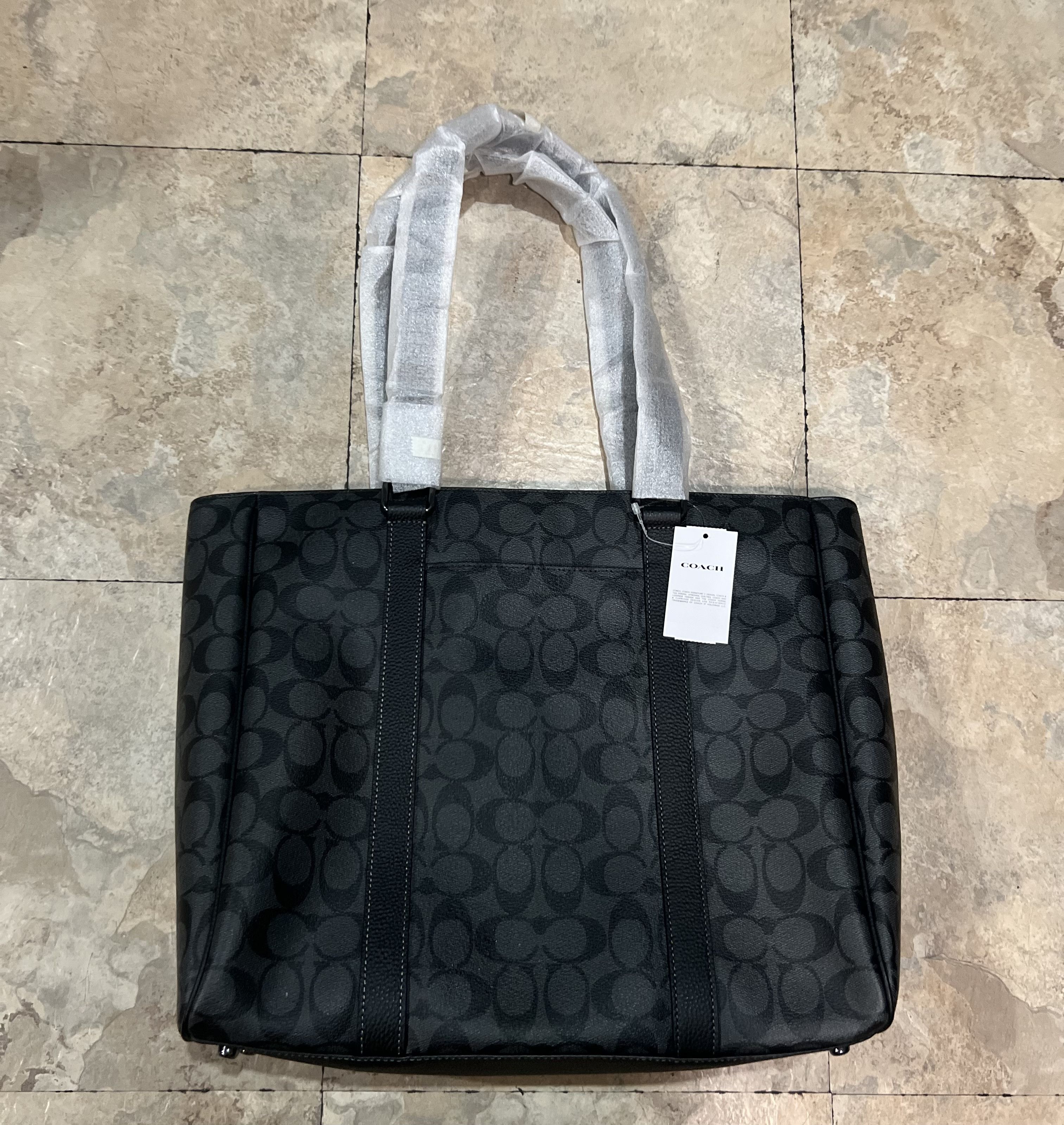 Coach Coach Hudson Double Handle Tote Bag In Signature Canvas Size ONE SIZE - 5 Thumbnail