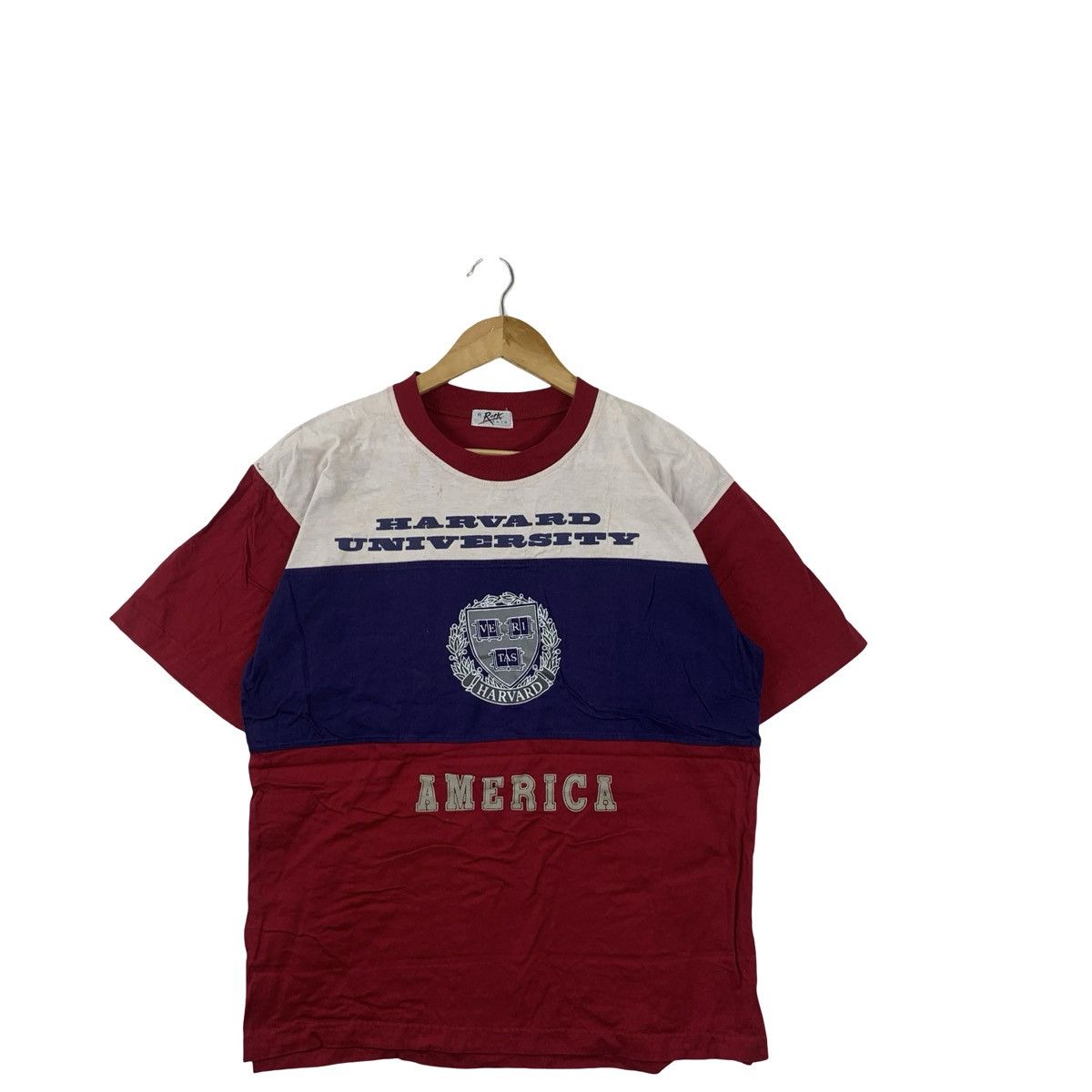 Vintage Vintage Y2K HARVARD UNIVERSITY VERITAS American Collegiate Size L / US 10 / IT 46 - 4 Thumbnail