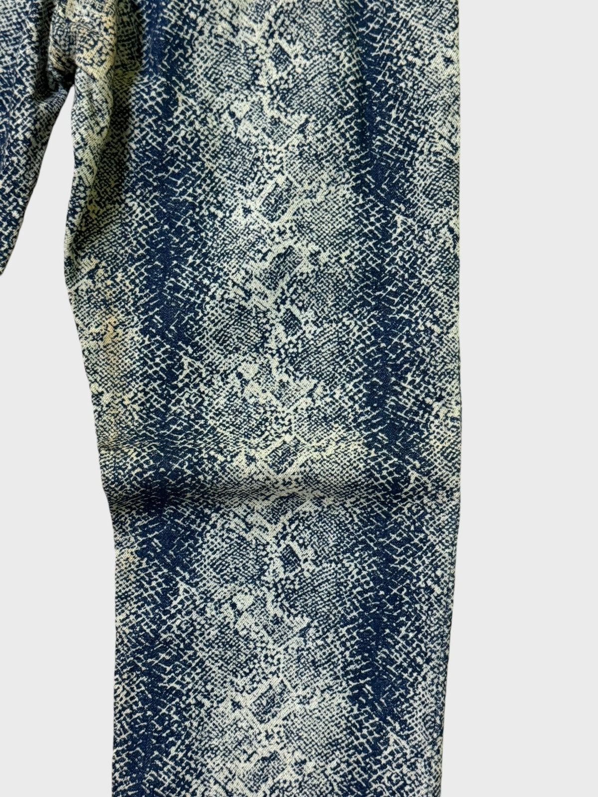 Hysteric Glamour × Japanese Brand × Wrangler Wrangler W-Girl Snake Design Full Print Distressed Pants Size US 27 - 15 Thumbnail