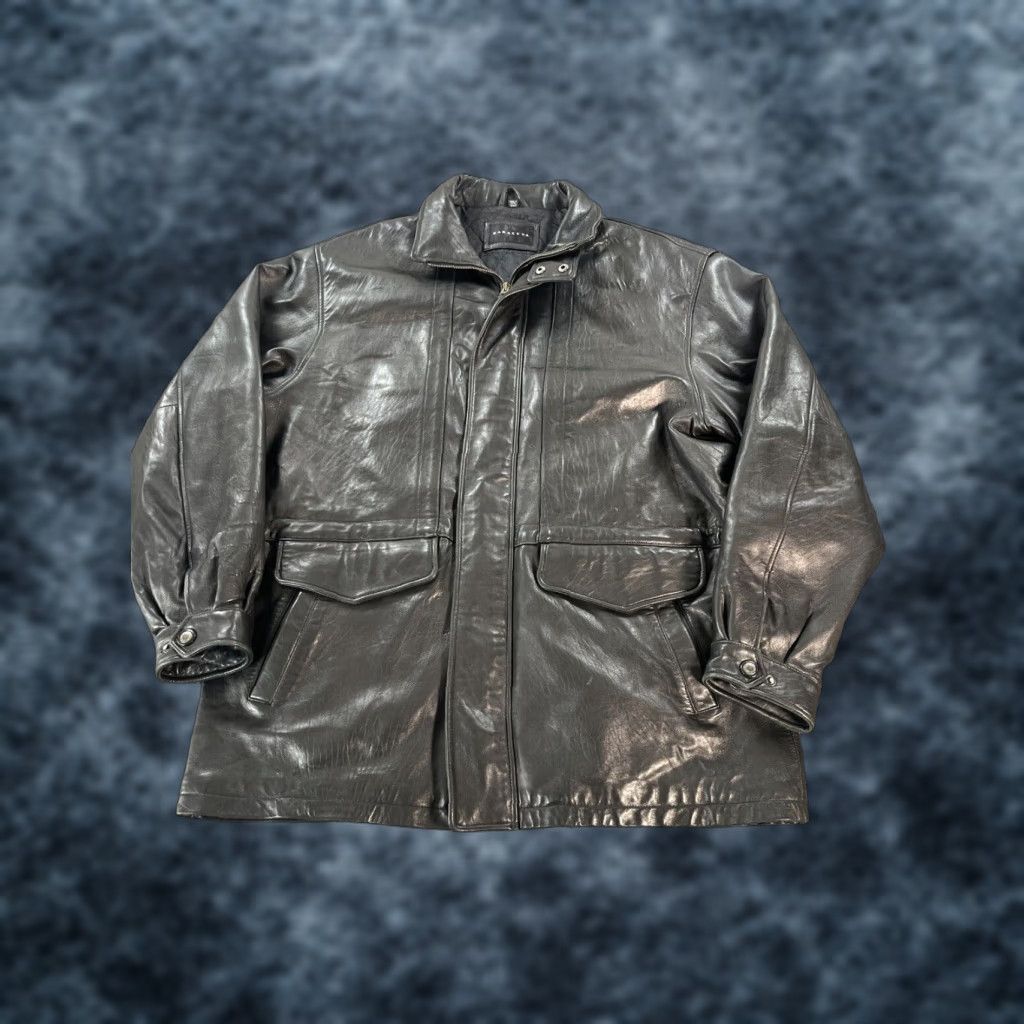 Baracuta VINTAGE Baracuta Jacket Men 2XLT Black Full Zip Bomber 90s Style Size US XXL / EU 58 / 5 - 1 Thumbnail