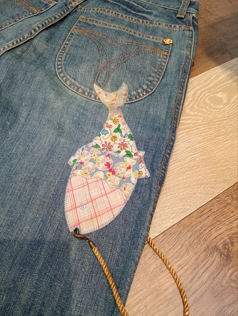 Tsumori Chisato VINTAGE TSUMORI CHISATO ISSEY MIYAKE DENIM MINI SKIRT Size 29" - 11 Thumbnail
