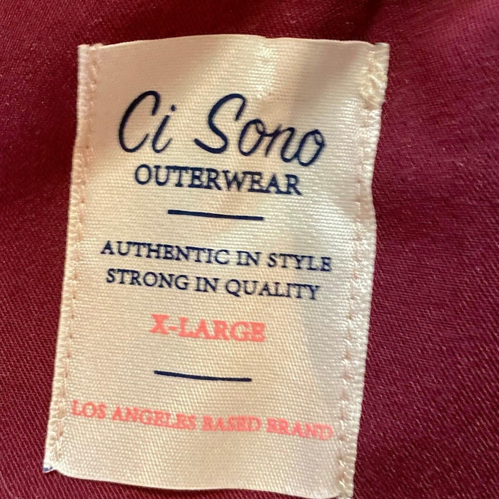 Other Ci Sono Outerwear Red Blazer Juniors XLarge Womens Medium Size M / US 6-8 / IT 42-44 - 11 Thumbnail
