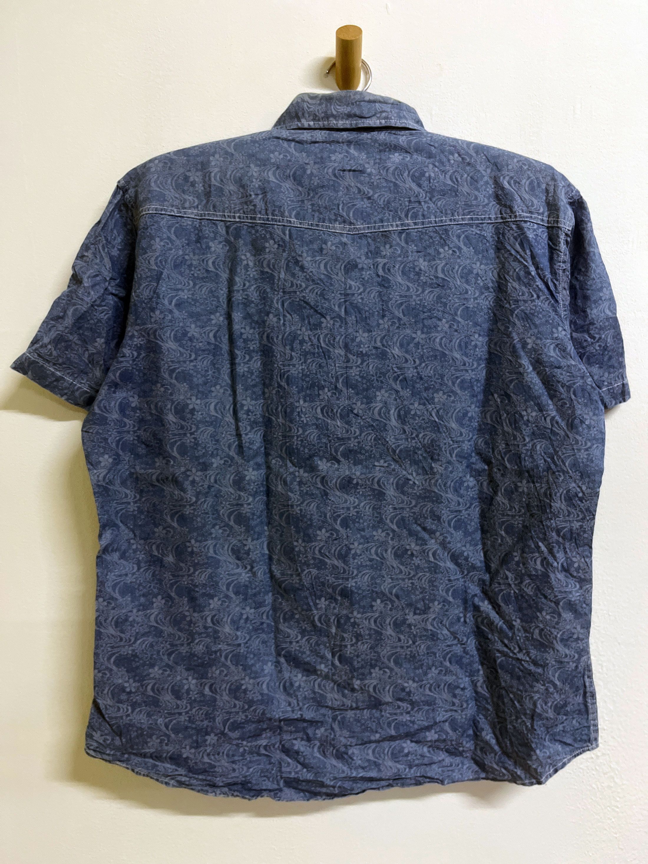 Japanese Brand Short Sleeve Pearl Snap Button Western Size US XXL / EU 58 / 5 - 3 Thumbnail